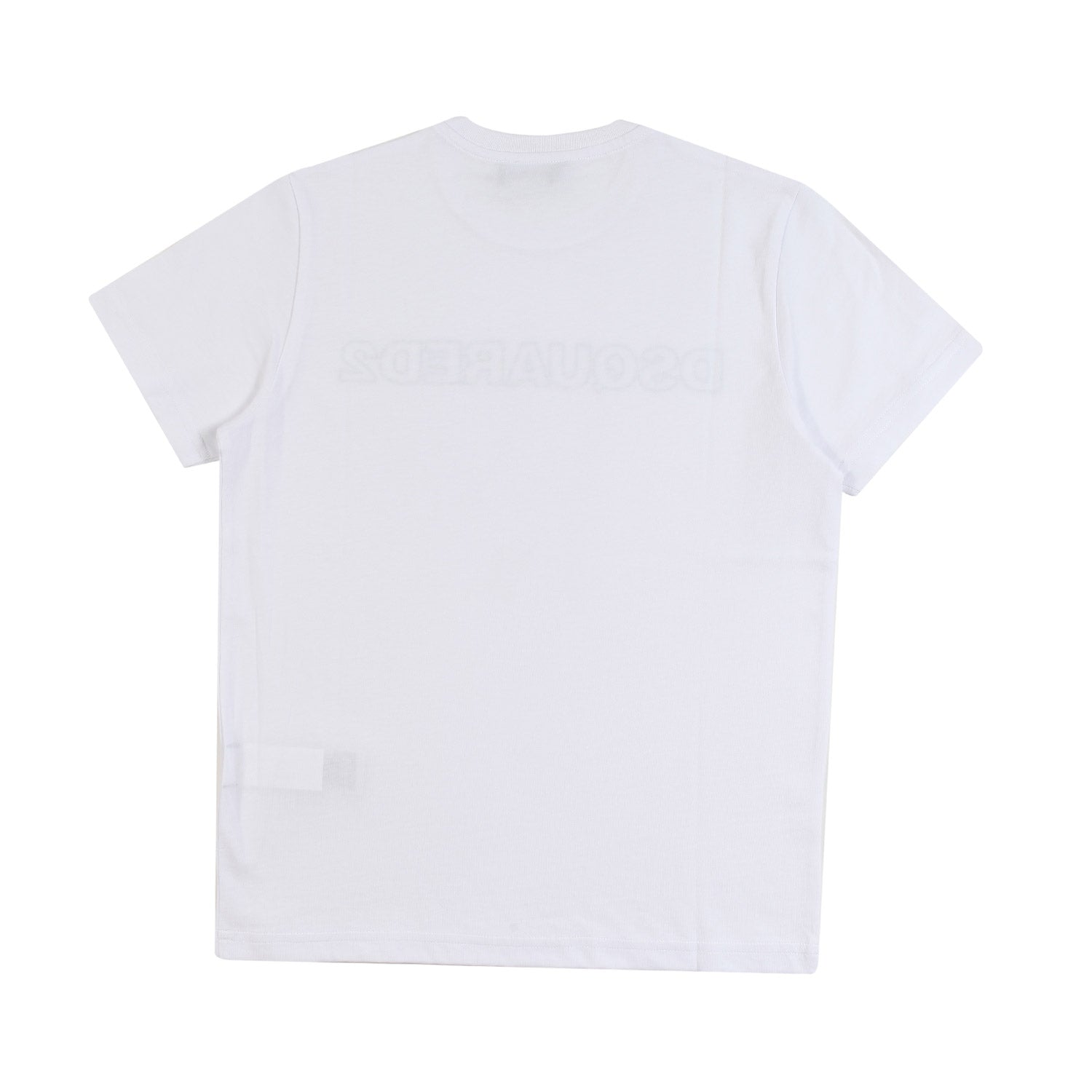 T-shirt unisex bianca con logo Dsquared2 nero - annameglio.com abbigliamento moda