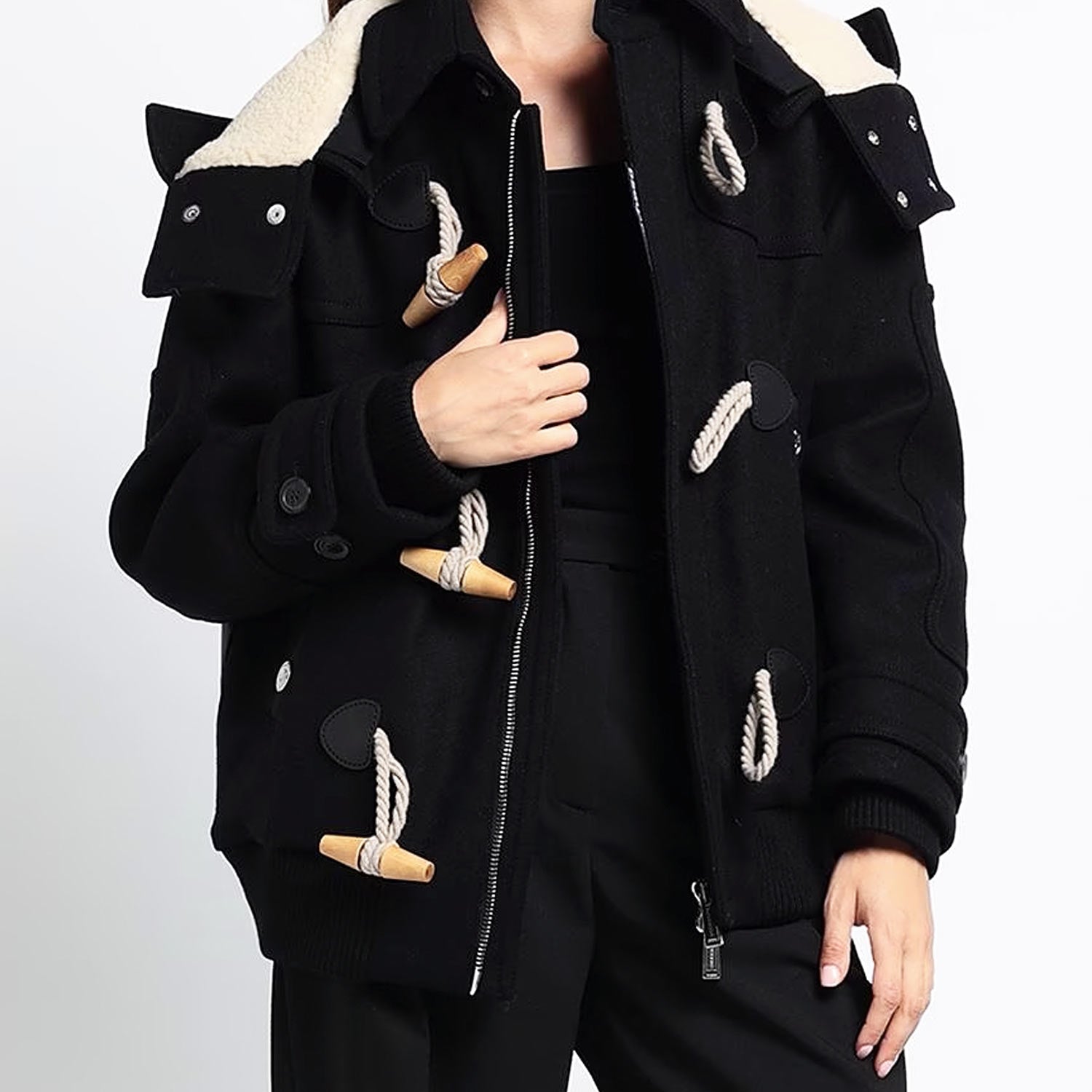 Cappotto Montgomery unisex Dsquared2 nero - annameglio.com abbigliamento moda