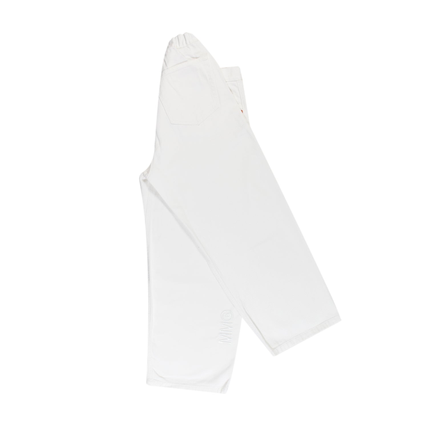 Jeans wide leg MM6 bianco Bambina e Ragazza - annameglio.com abbigliamento moda