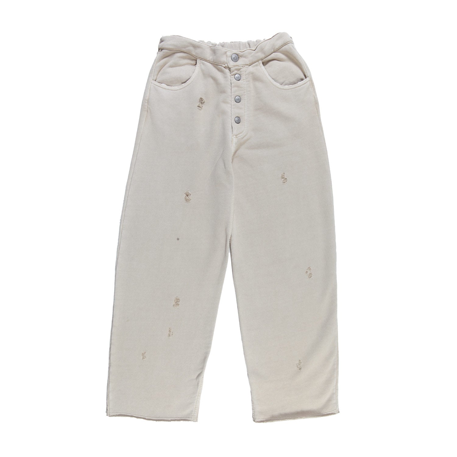 Pantalone felpa largo MM6 beige Bambina e Ragazza - annameglio.com abbigliamento moda