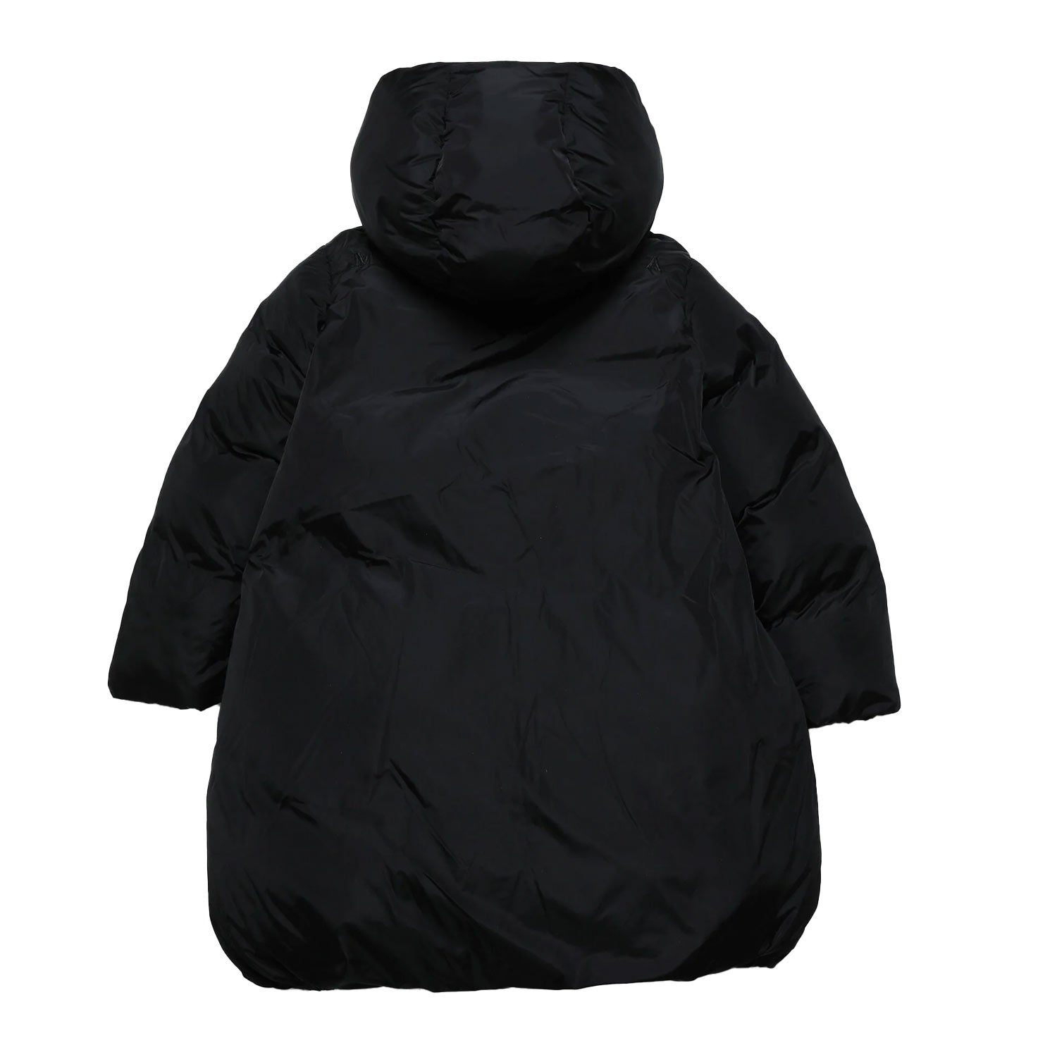 Giubbotto lungo unisex MM6 nero con cappuccio - annameglio.com abbigliamento moda