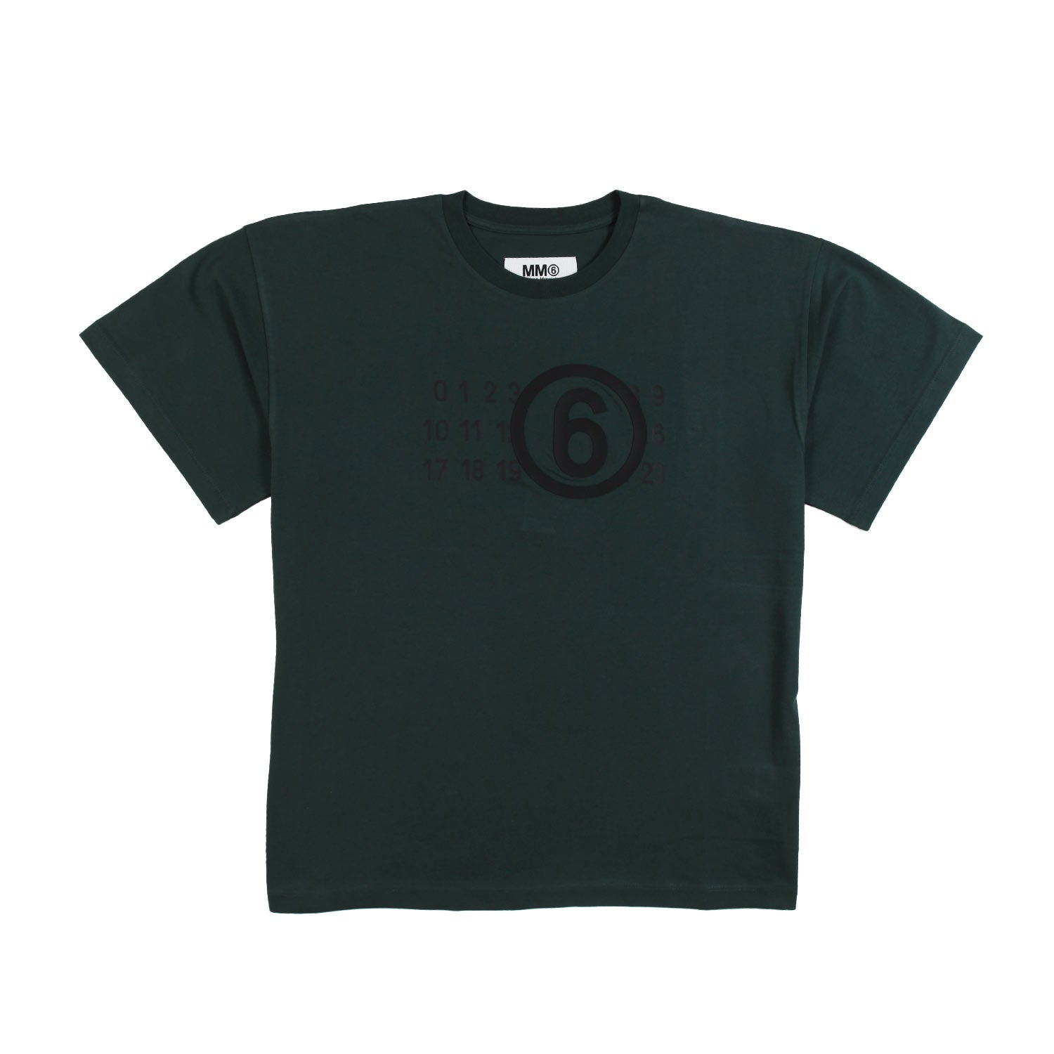 T-shirt MM6 verde scuro Bambina e Ragazza - annameglio.com abbigliamento moda