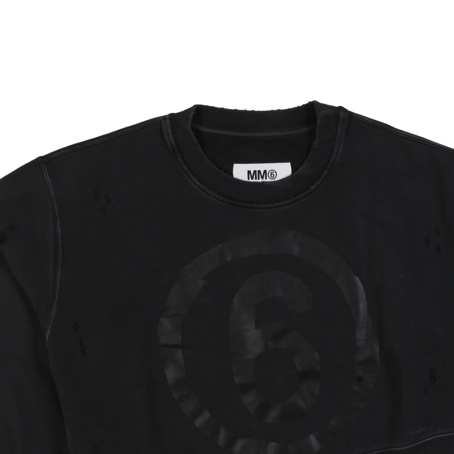 Felpa cropped MM6 antracite Bambina e Ragazza - annameglio.com abbigliamento moda