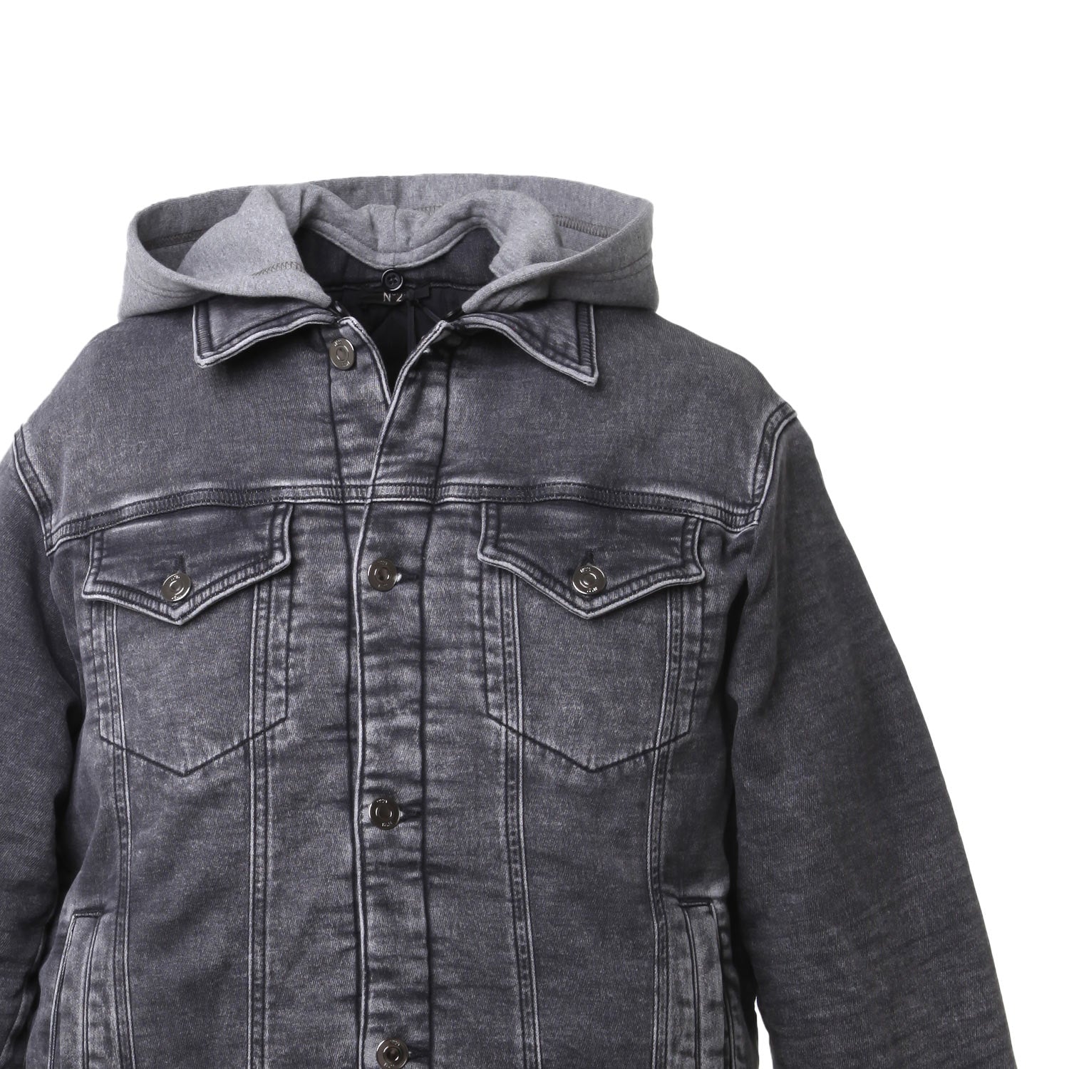 Giacca denim imbottito N21 nero slavato unisex - annameglio.com abbigliamento moda