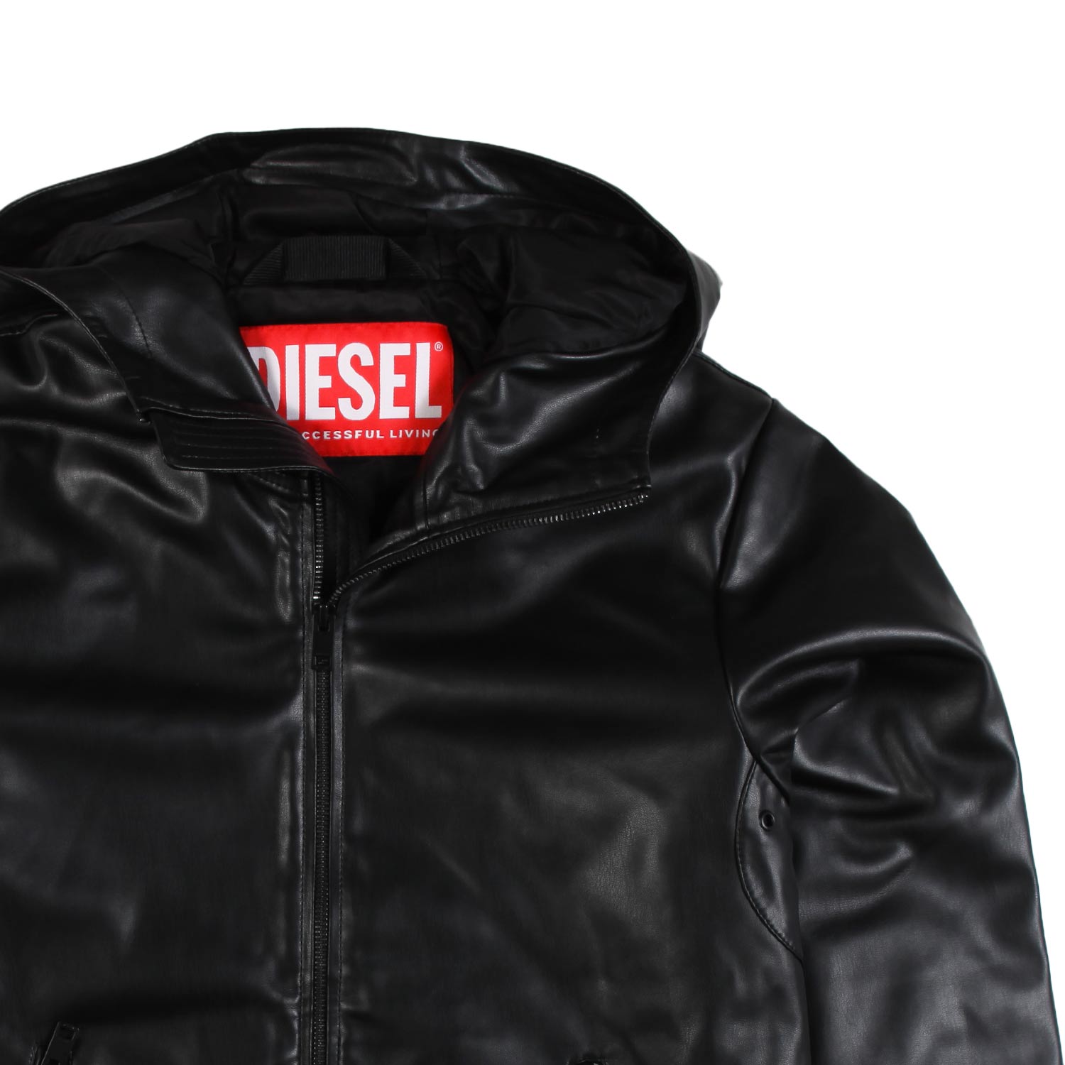 GIUBBOTTO DIESEL JBUK NERO RAGAZZO - annameglio.com abbigliamento moda