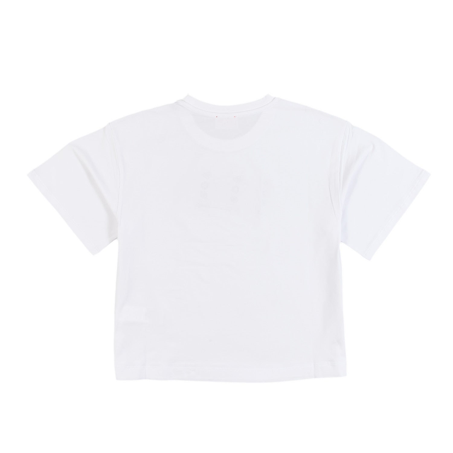 T-shirt Tnisse bianca con logo argento glitter - annameglio.com abbigliamento moda