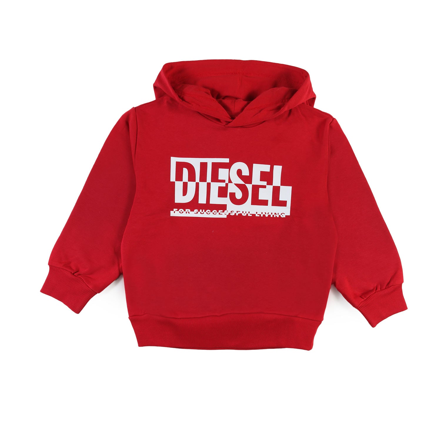 Felpa hoodie Spen rossa con logo bianco - annameglio.com abbigliamento moda