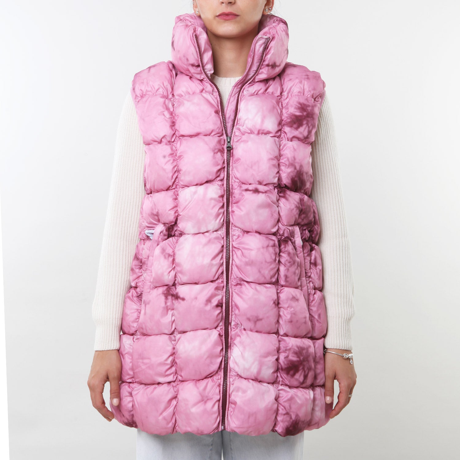 Gilet J-Melly rosa sfumato Rgazza - annameglio.com abbigliamento moda