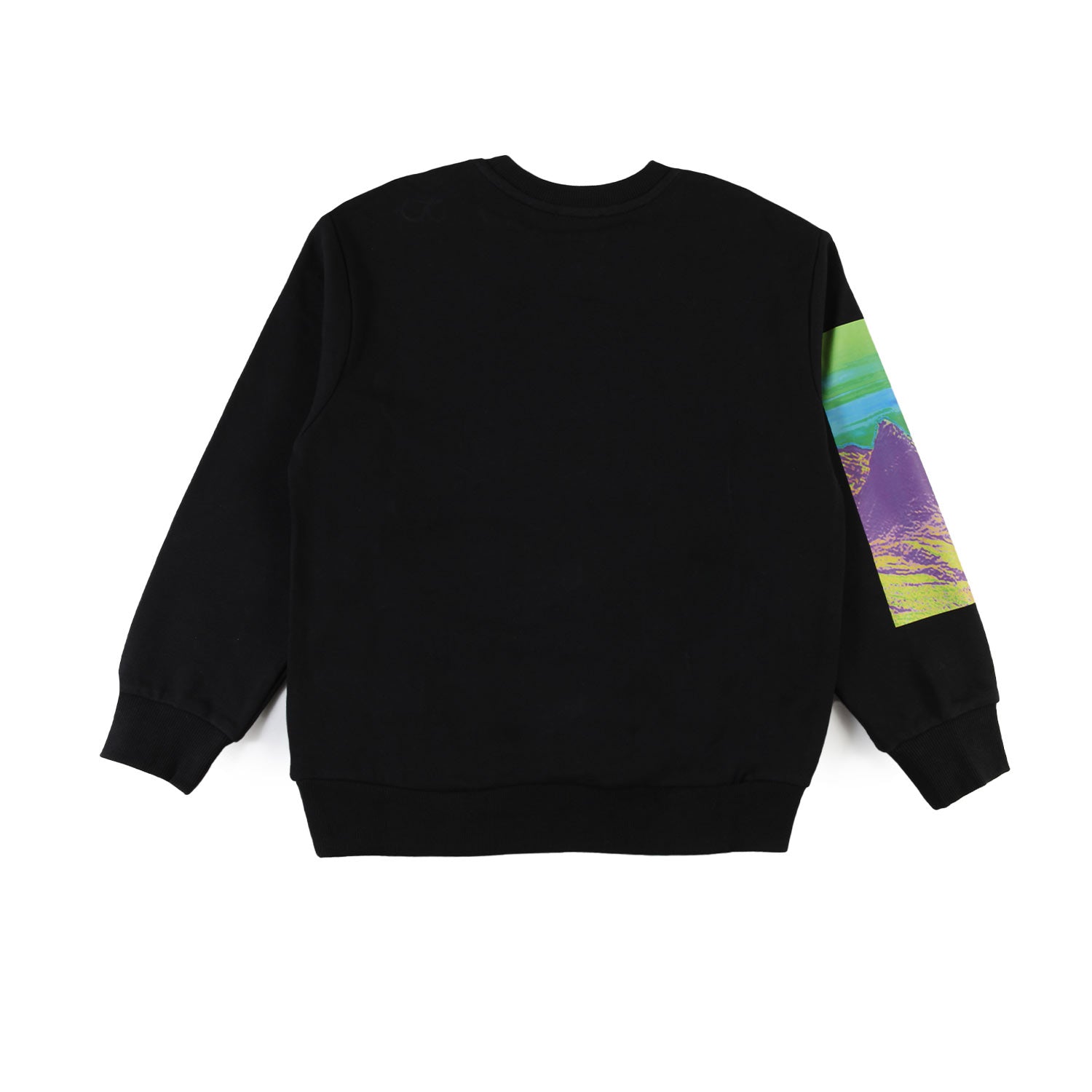 Felpa Stini nera con stampe multicolor - annameglio.com abbigliamento moda