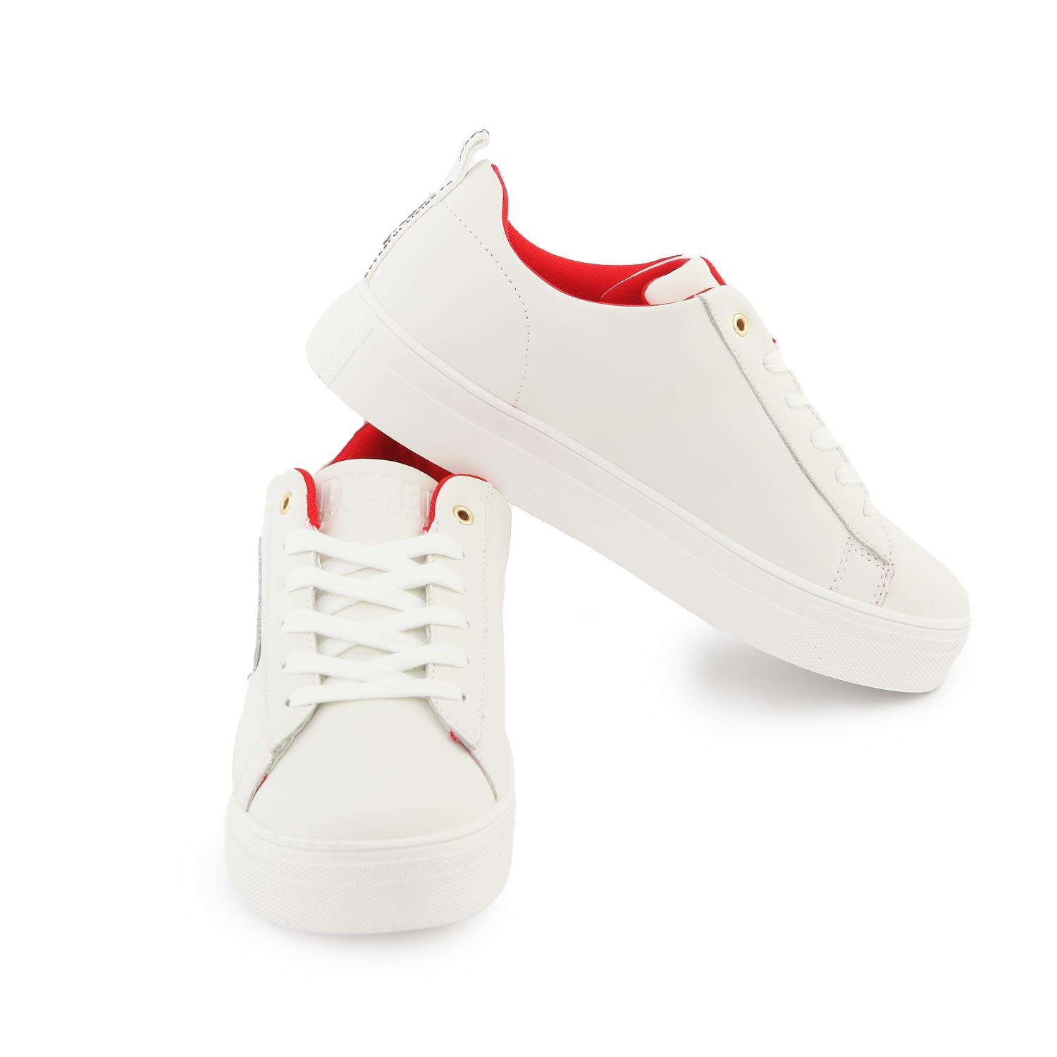 Sneaker S-Vaneela unisex bianca e rossa - annameglio.com abbigliamento moda