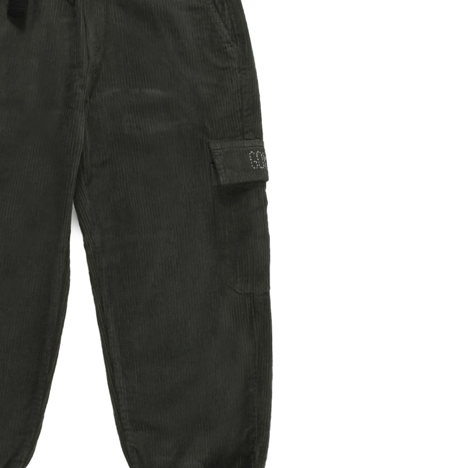 PANTALONE CARGO CORDUROY VERDE IVY BAMBINO TEEN - annameglio.com abbigliamento moda