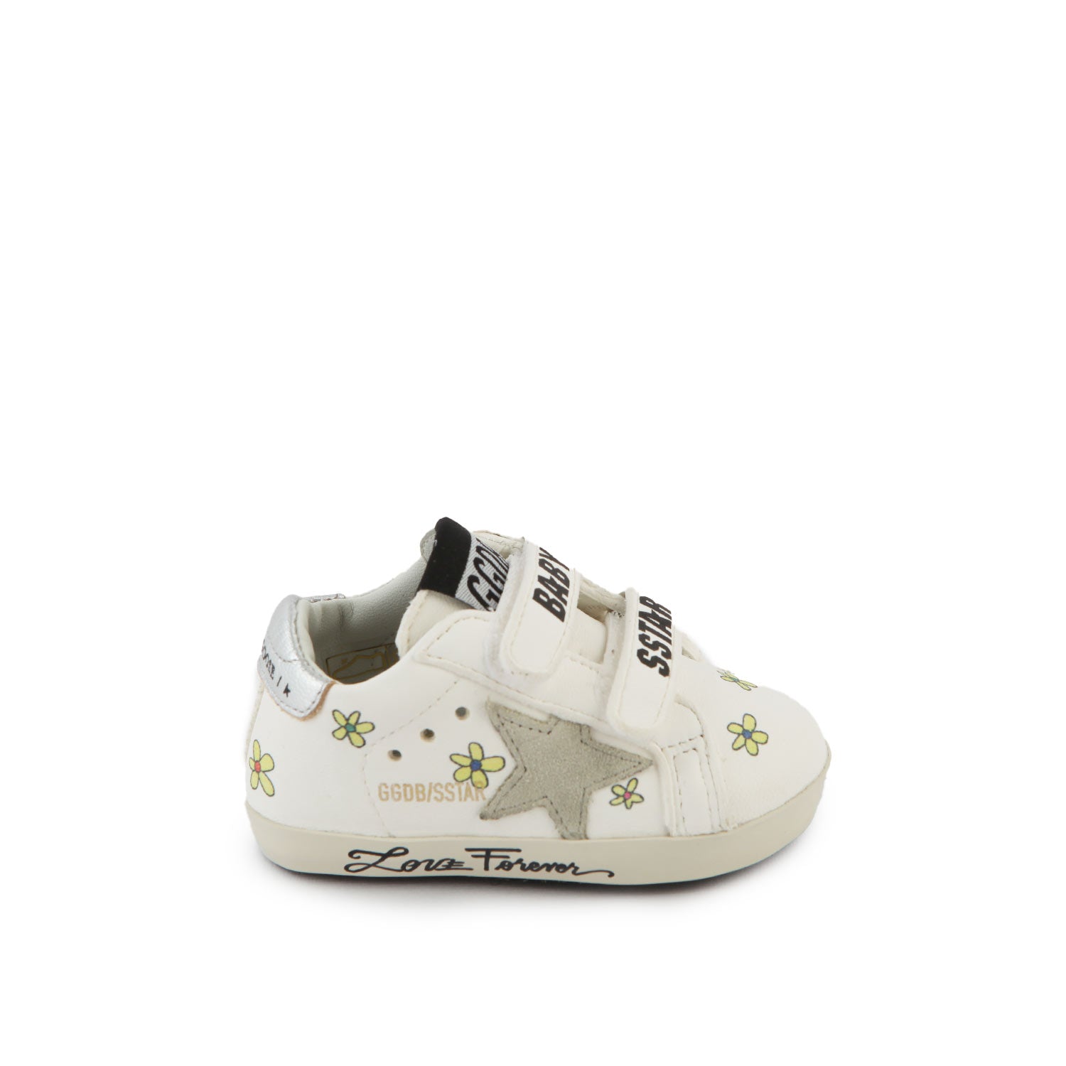SNEAKER UNISEX BABY SSTAR BIANCA CON FIORI - annameglio.com abbigliamento moda