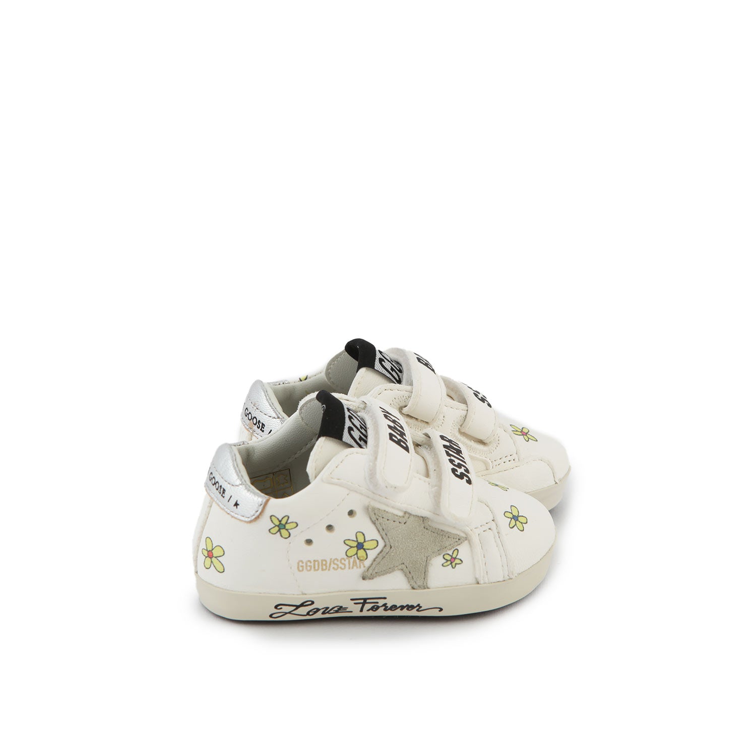 SNEAKER UNISEX BABY SSTAR BIANCA CON FIORI - annameglio.com abbigliamento moda