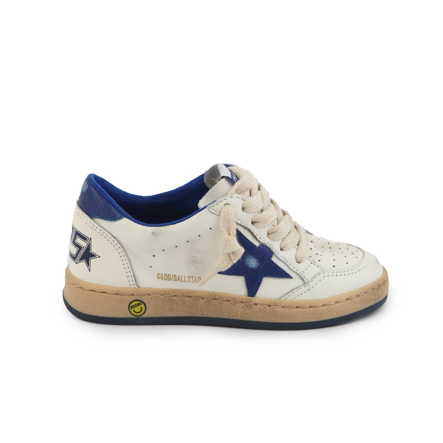 SNEAKER BALL STAR UNISEX BIANCA E BLU BAMBINO - annameglio.com abbigliamento moda