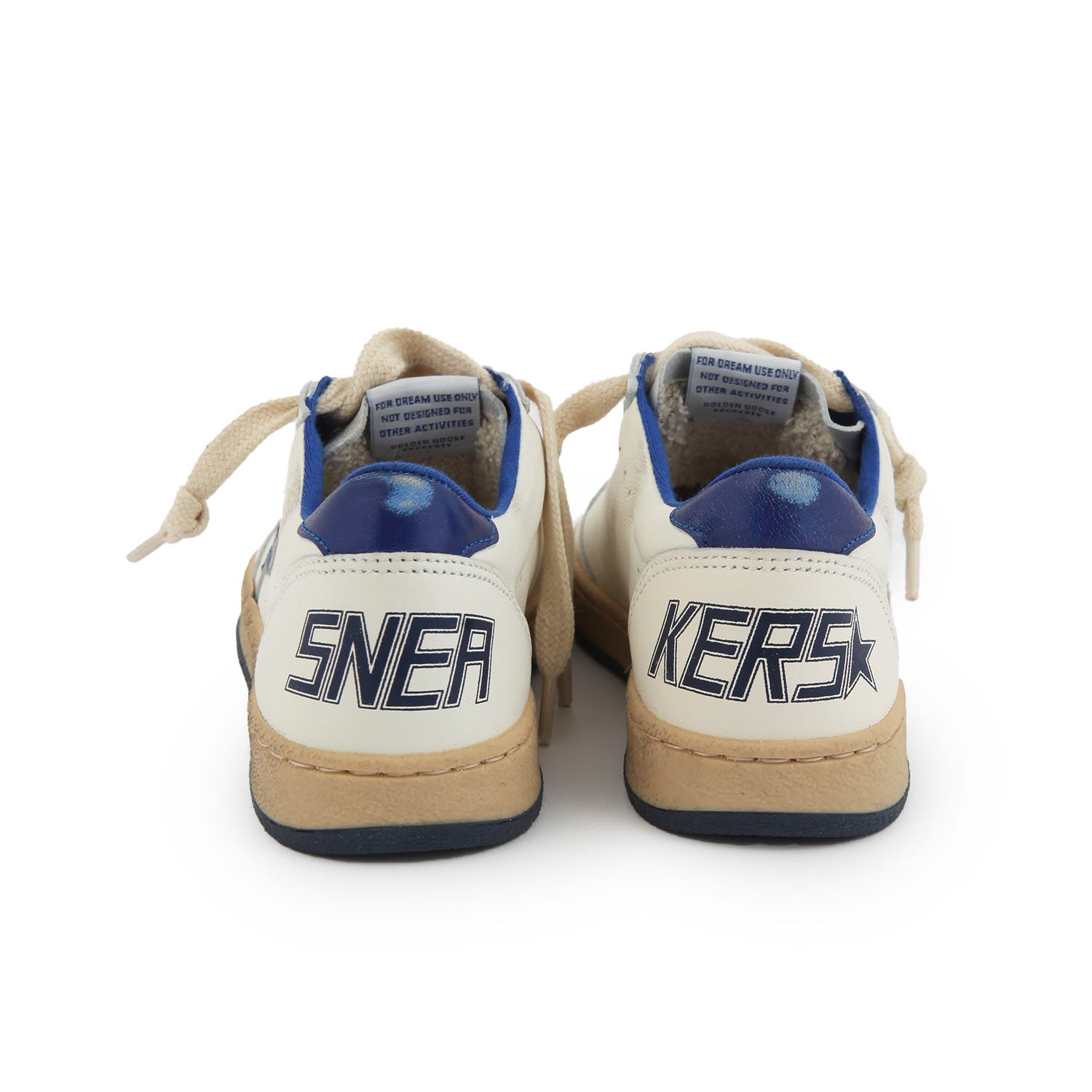 SNEAKER BALL STAR UNISEX BIANCA E BLU BAMBINO - annameglio.com abbigliamento moda