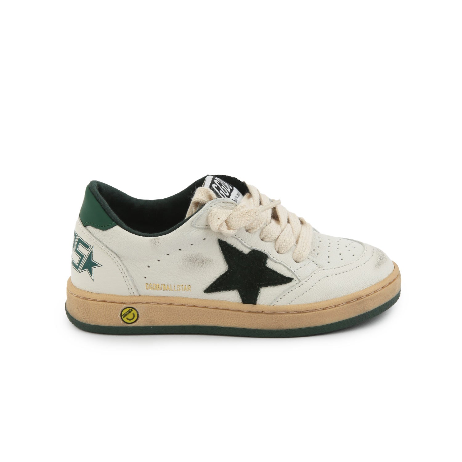SNEAKER BALL STAR UNISEX BIANCA E VERDE BAMBINO - annameglio.com abbigliamento moda