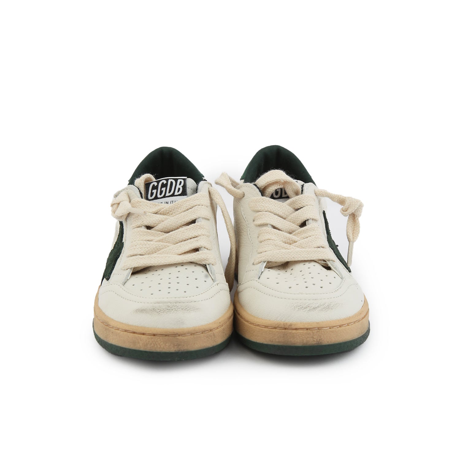 SNEAKER BALL STAR UNISEX BIANCA E VERDE BAMBINO - annameglio.com abbigliamento moda