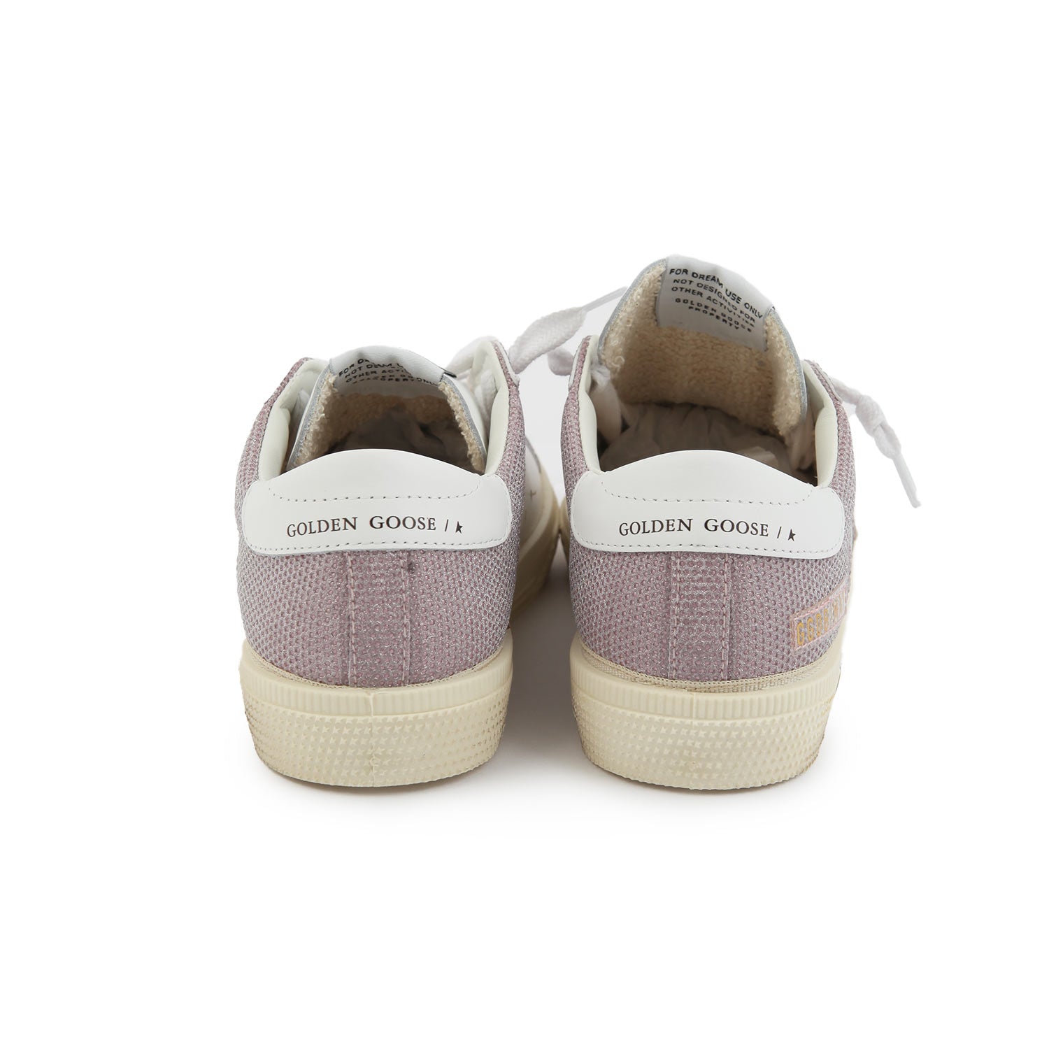 SNEAKER MAY GLITTER BIANCA E ROSA BAMBINA JR - annameglio.com abbigliamento moda