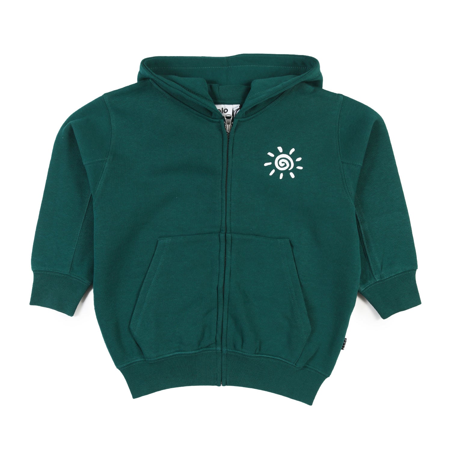 Felpa Mazz verde foresta con cappuccio - annameglio.com abbigliamento moda