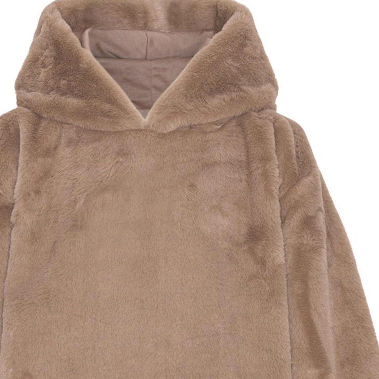 Felpa ecopelliccia Maureen tortora Bambina Ragazza - annameglio.com abbigliamento moda