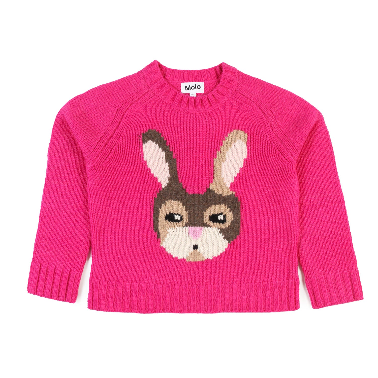 Maglione Gaia fucsia con intarsio Bambina - annameglio.com abbigliamento moda