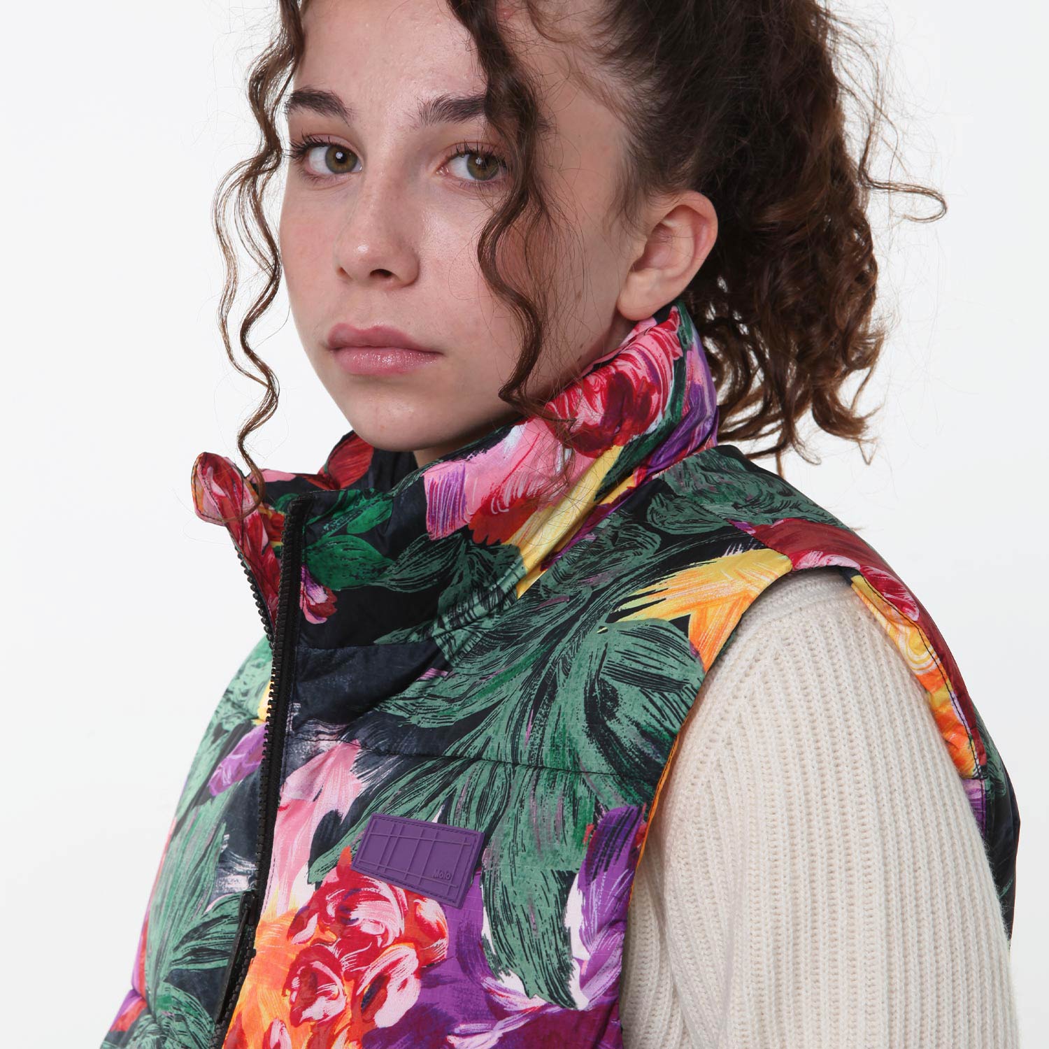 Gilet Heike floreale multicolor Bambina e Ragazza - annameglio.com abbigliamento moda