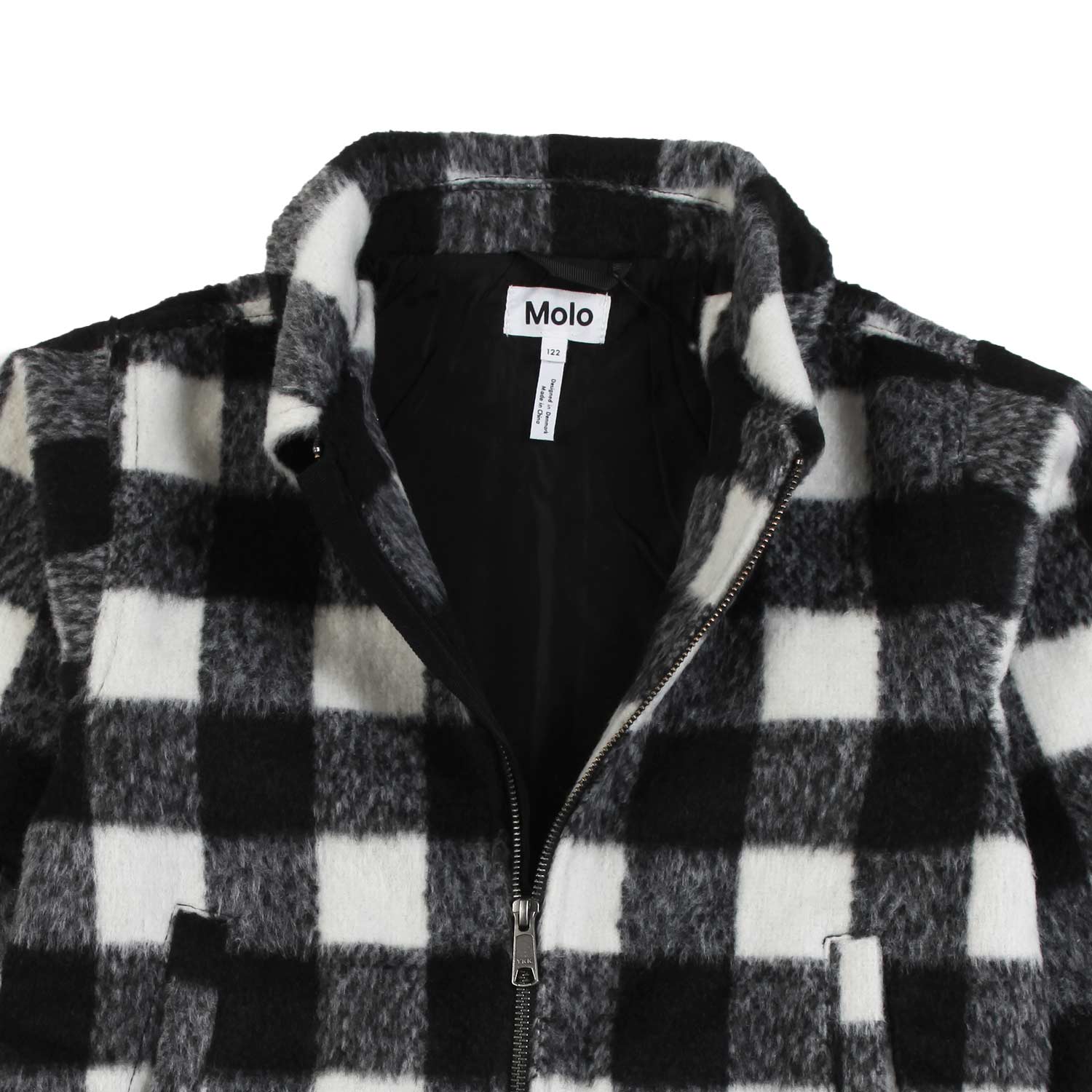 Giacca camicia Hasse bianca e nera a quadri - annameglio.com abbigliamento moda