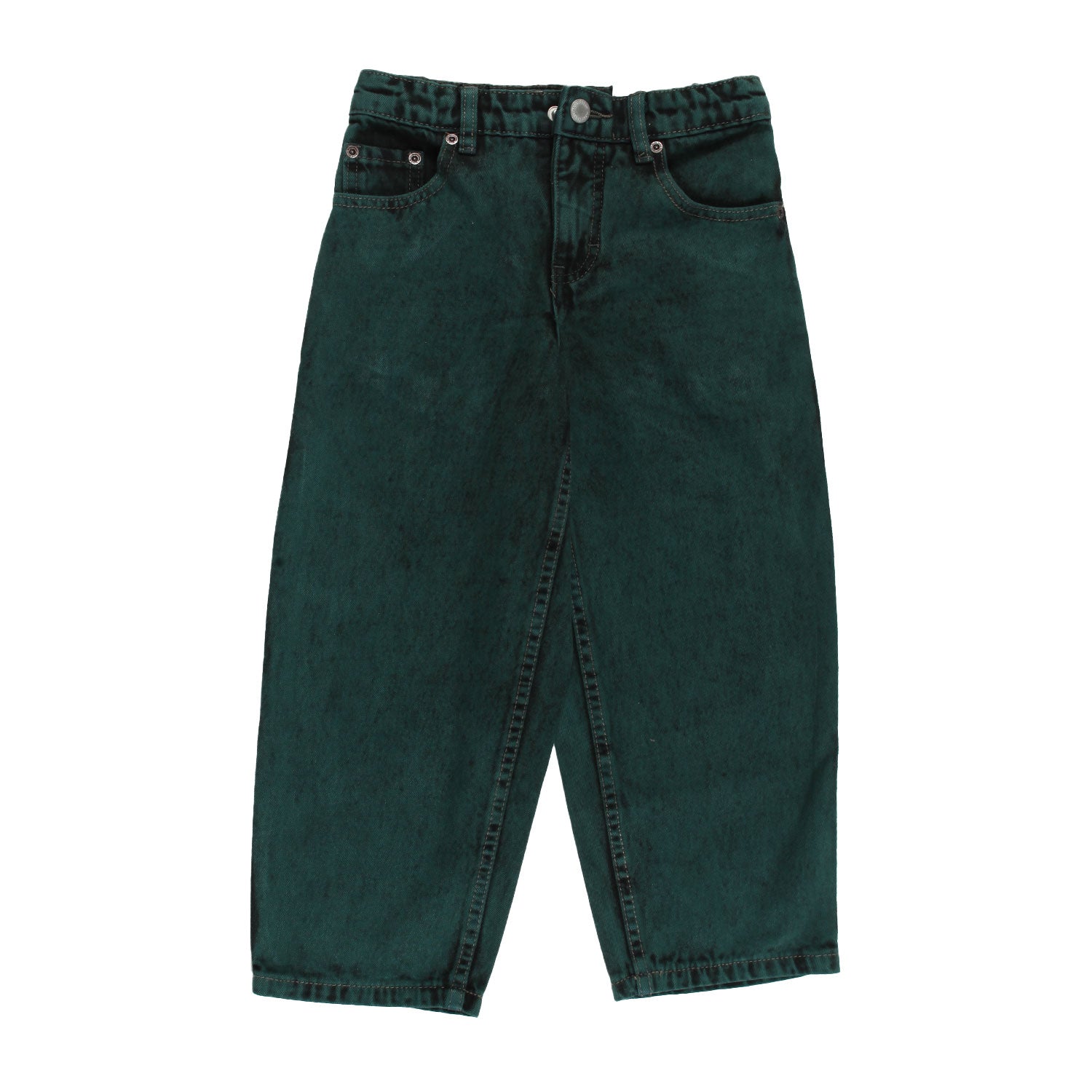 Jeans unisex Aiden verde overdye - annameglio.com abbigliamento moda