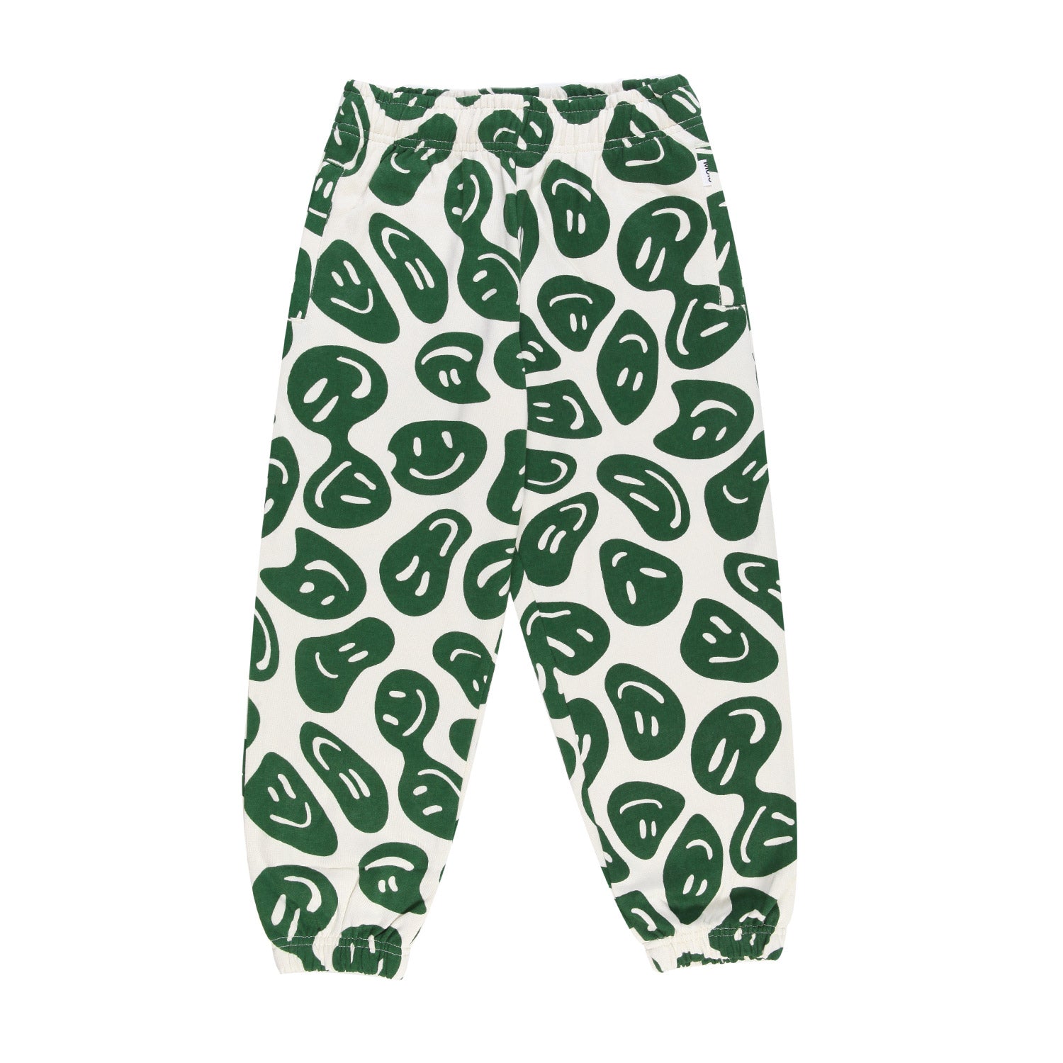 Pantalone felpa Adan unisex panna con Smile verdi - annameglio.com abbigliamento moda