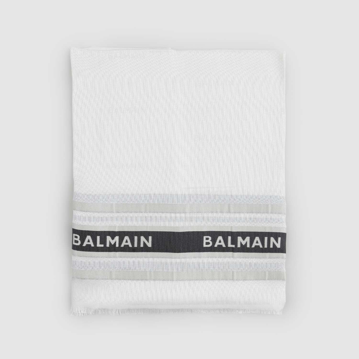 Foulard Balmain avorio e antracite Bambina Ragazza - annameglio.com abbigliamento moda