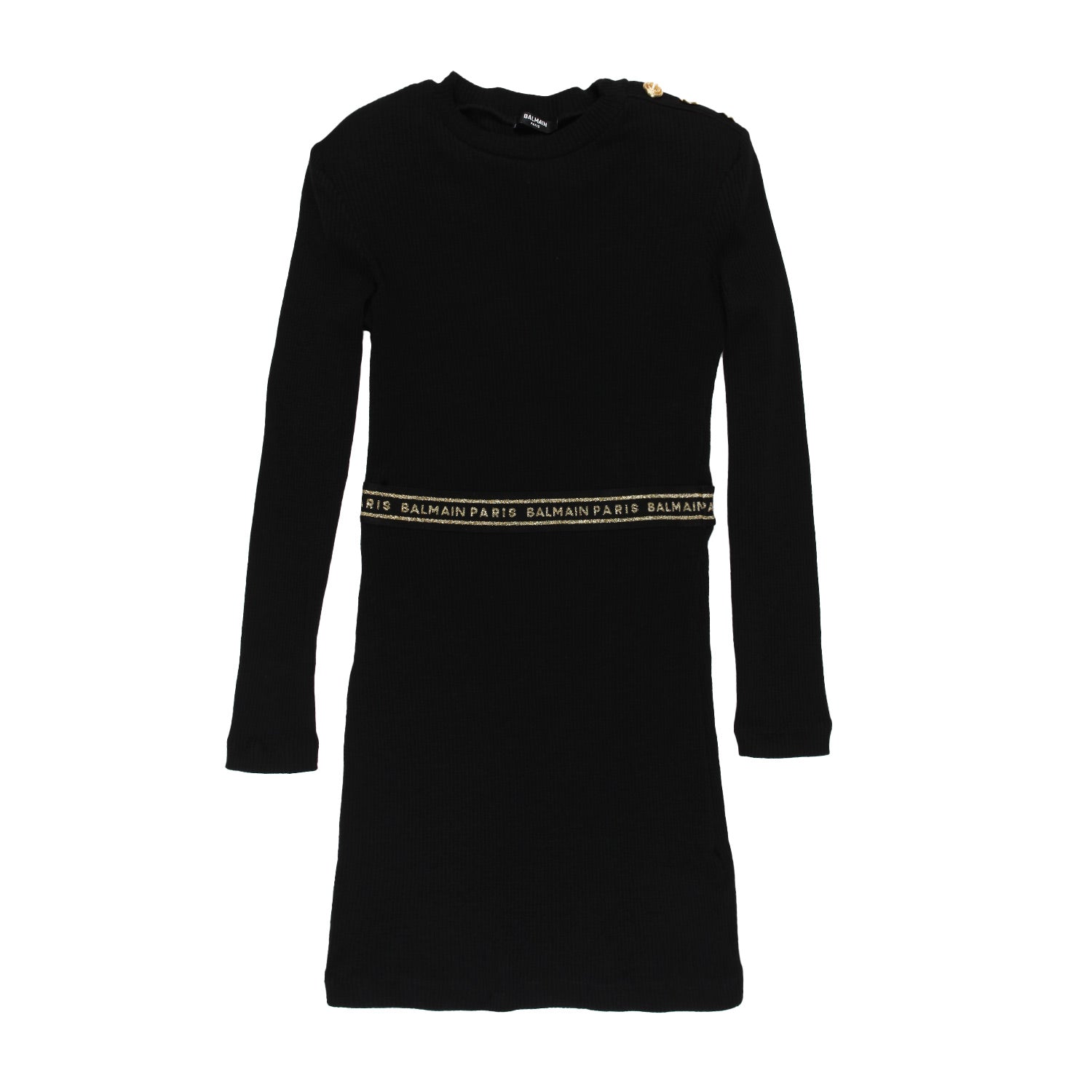 Abito Balmain nero in maglia Bambina e Ragazza - annameglio.com abbigliamento moda