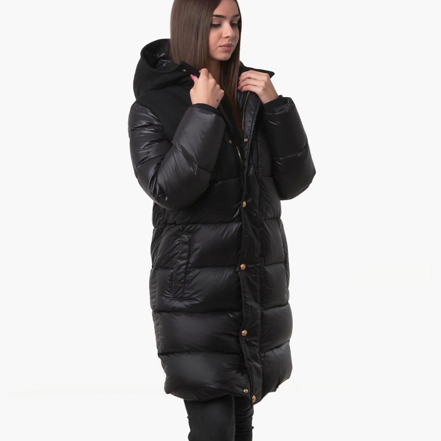 Piumino lungo Balmain nero Bambina-Teen e Ragazza - annameglio.com abbigliamento moda