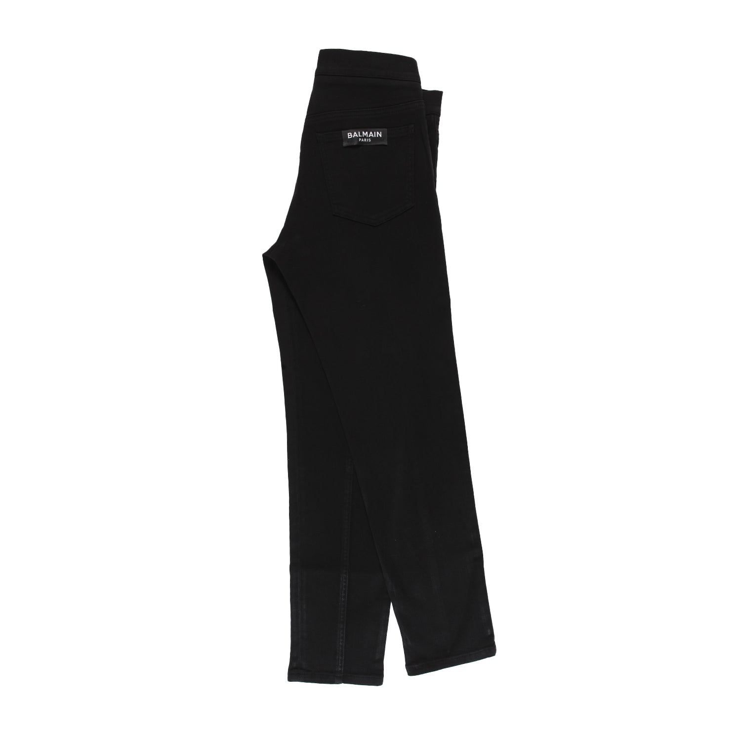 Pantalone twill nero Balmain Bambina e Teenager - annameglio.com abbigliamento moda