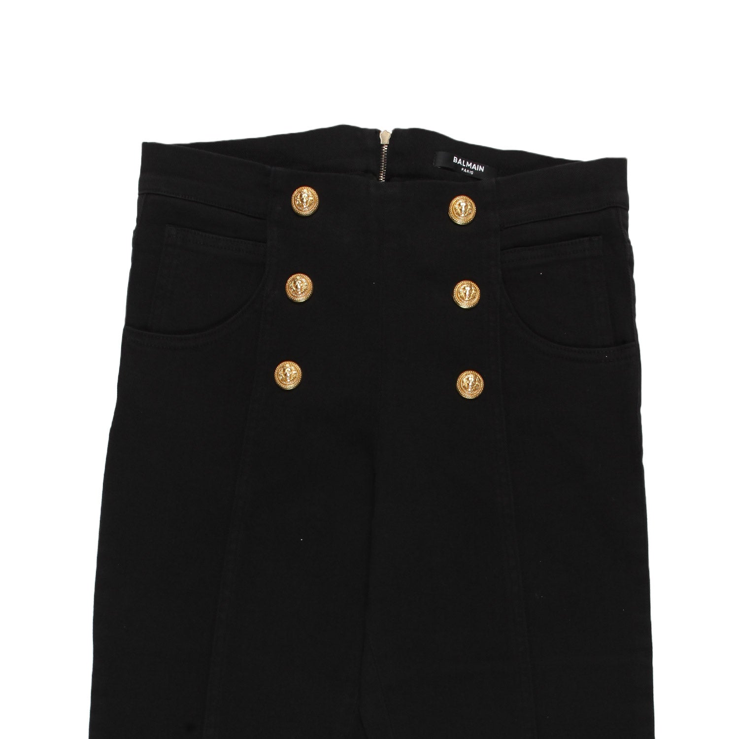 Pantalone twill nero Balmain Bambina e Teenager - annameglio.com abbigliamento moda