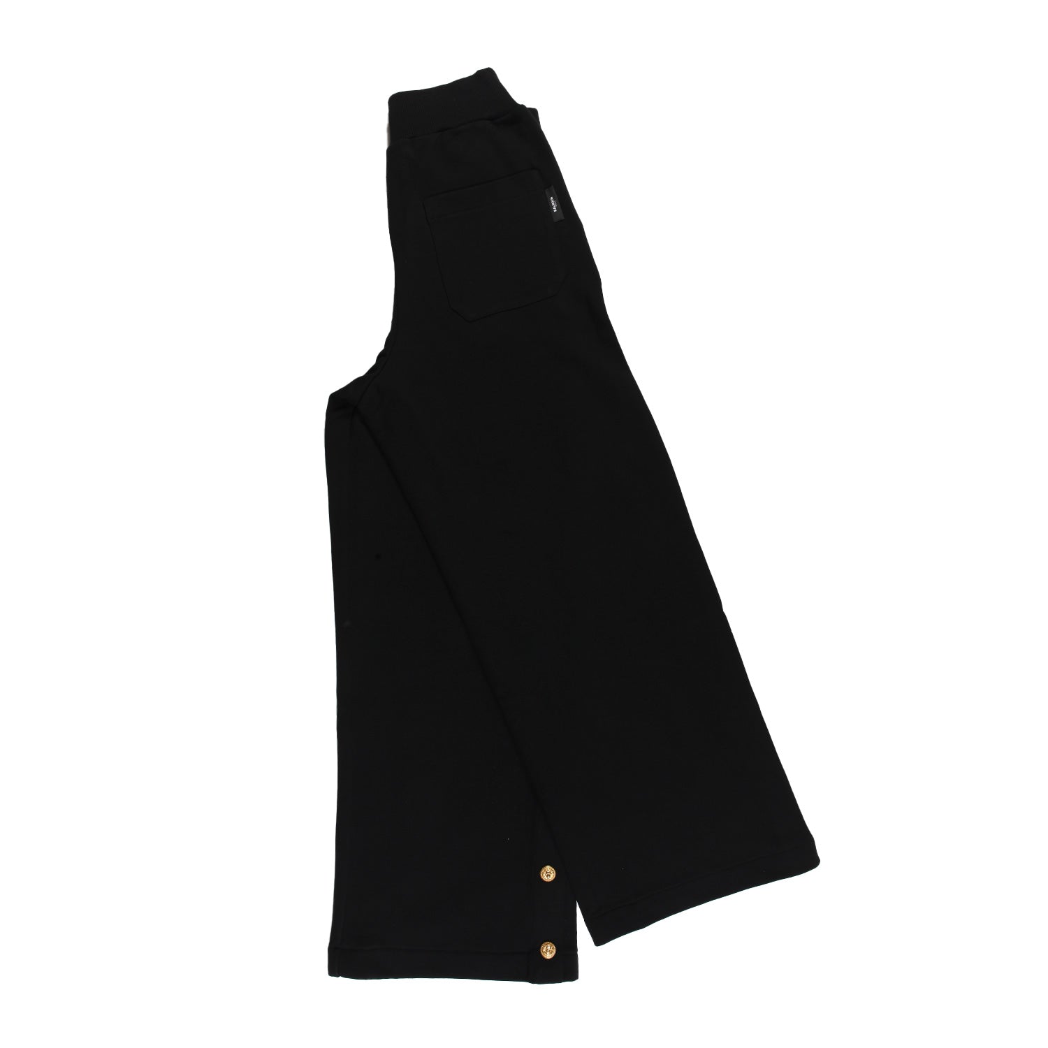 Pantalone felpa largo Balmain nero e oro - annameglio.com abbigliamento moda
