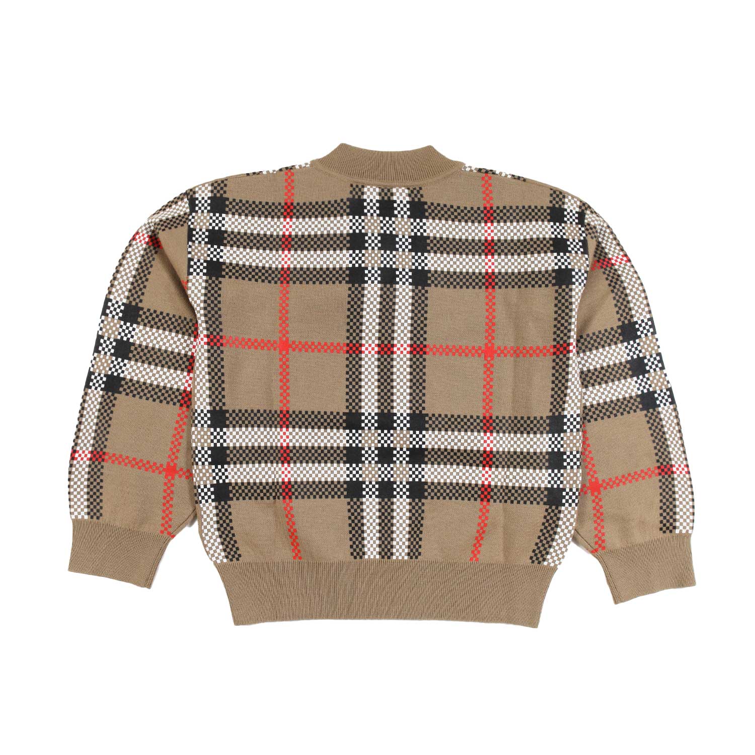 Pullover di lana Burberry beige Check - annameglio.com abbigliamento moda