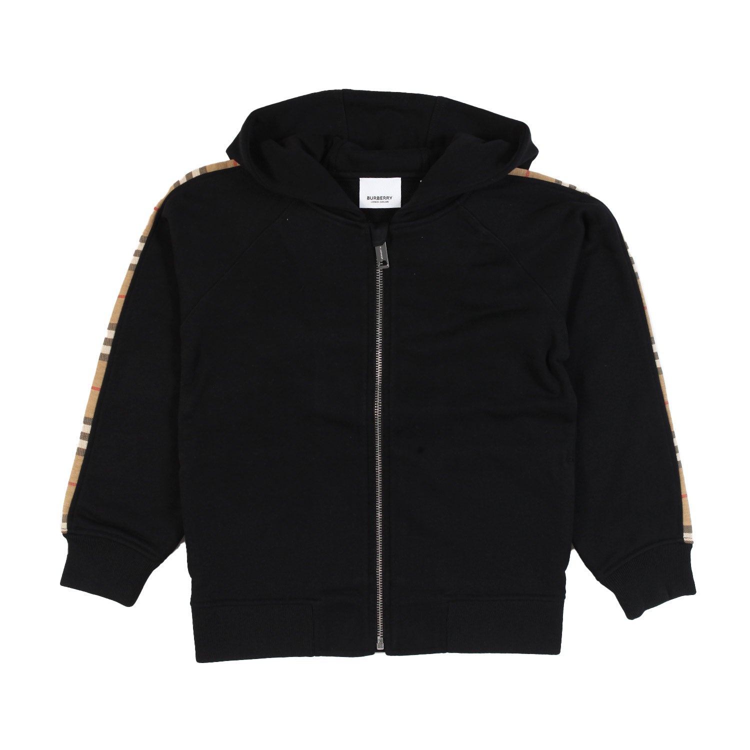 Felpa Burberry nera con cappuccio Bambino e Teen - annameglio.com abbigliamento moda