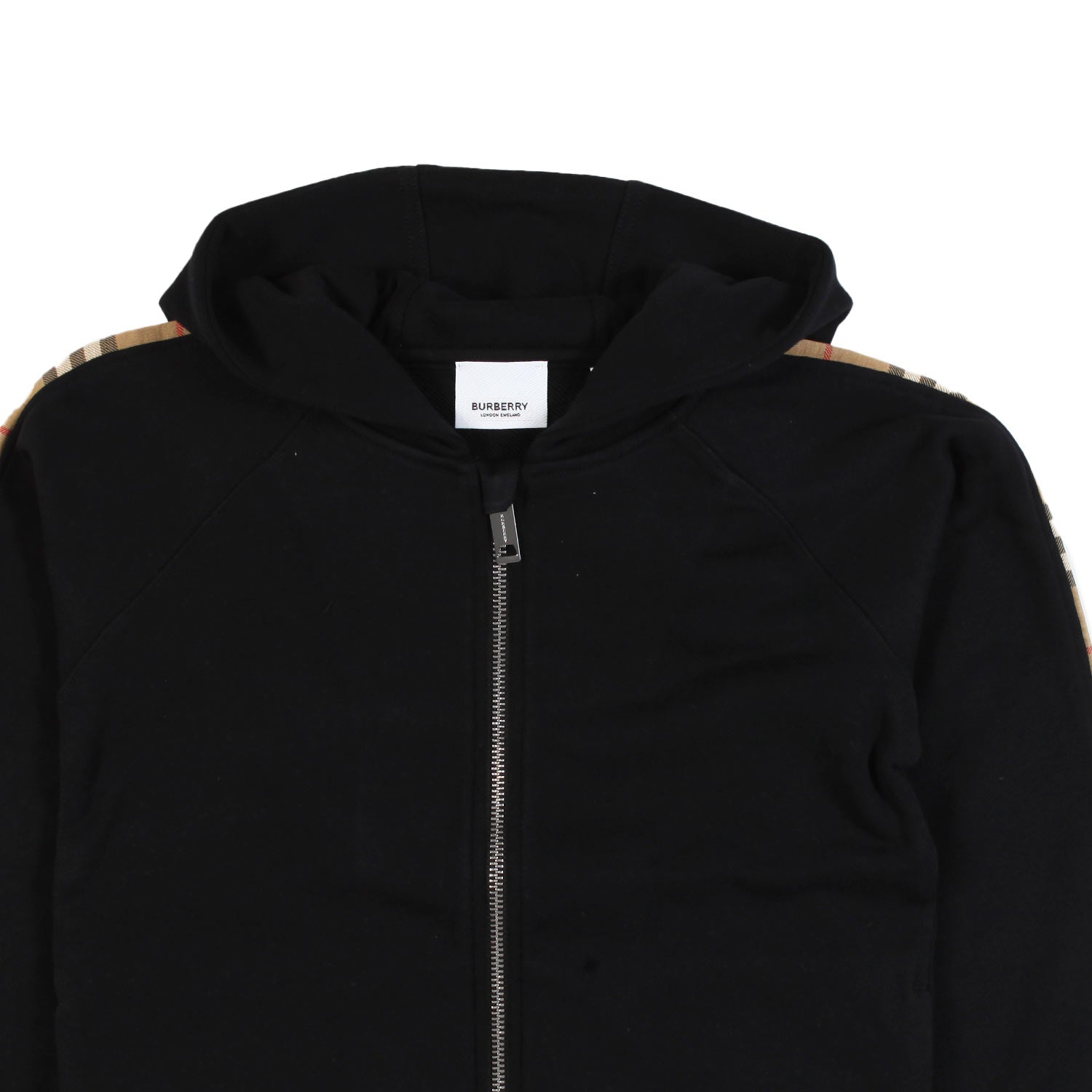 Felpa Burberry nera con cappuccio Bambino e Teen - annameglio.com abbigliamento moda