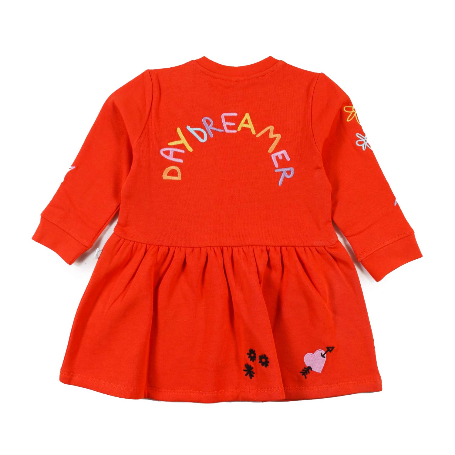 Mini abito felpa Stella arancio e multicolor bimba - annameglio.com abbigliamento moda