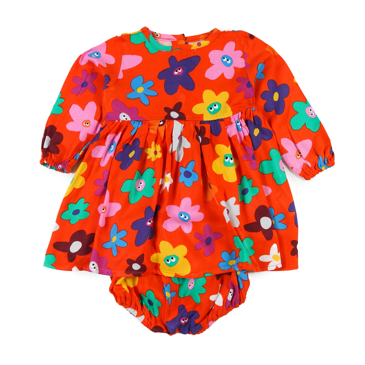 Mini abito Stella arancione e multicolor - annameglio.com abbigliamento moda