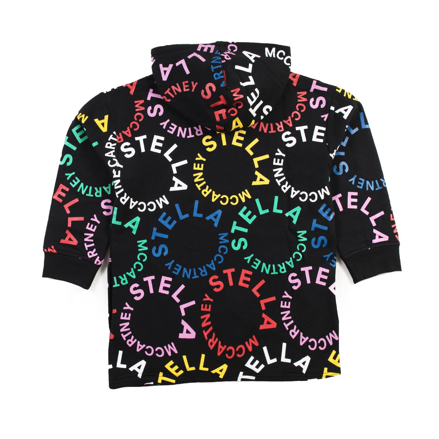 Abito maxi felpa Stella nero e multicolor - annameglio.com abbigliamento moda