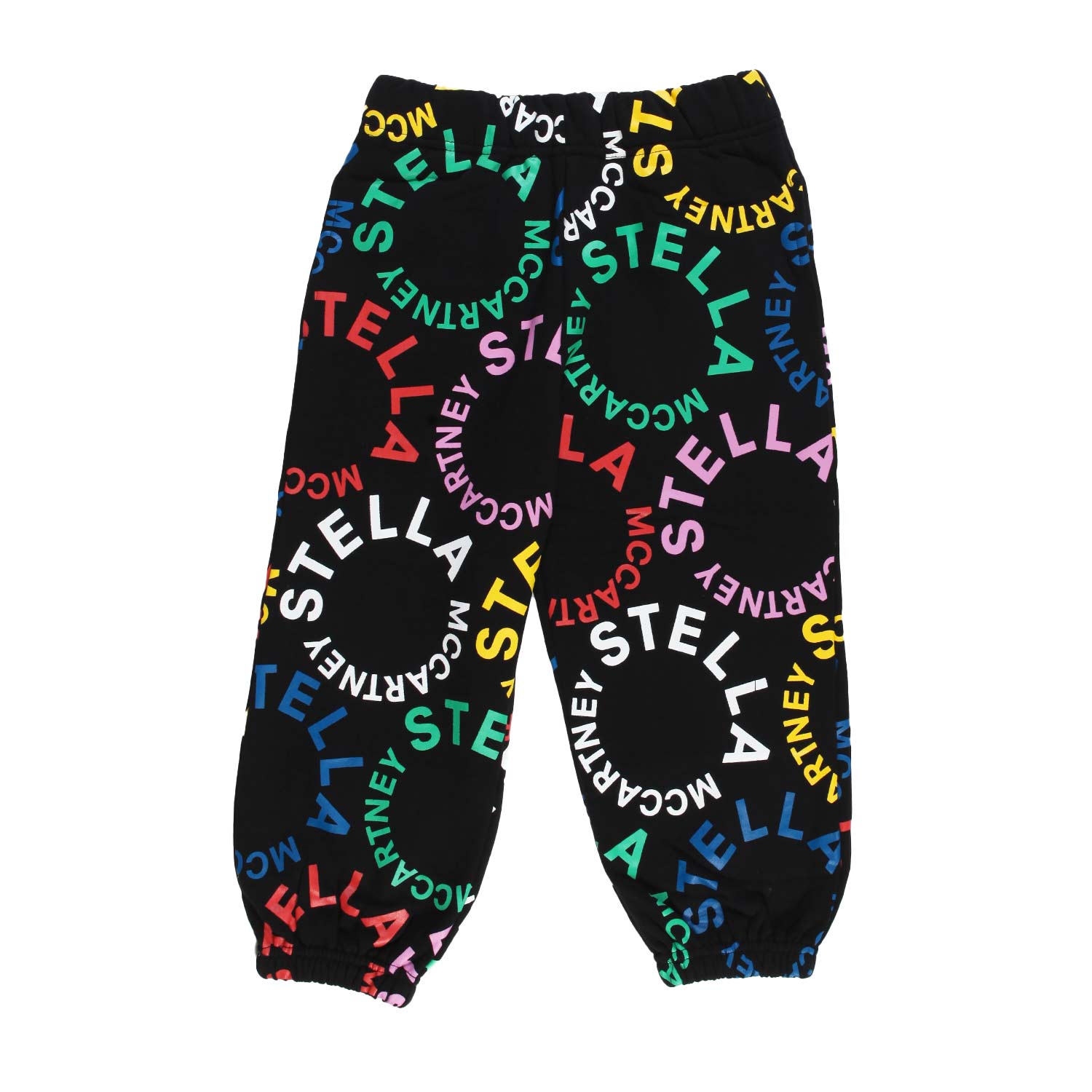 Pantalone felpa nero con loghi Stella multicolor - annameglio.com abbigliamento moda