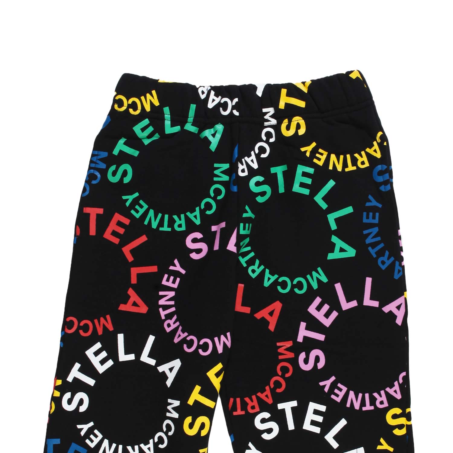 Pantalone felpa nero con loghi Stella multicolor - annameglio.com abbigliamento moda