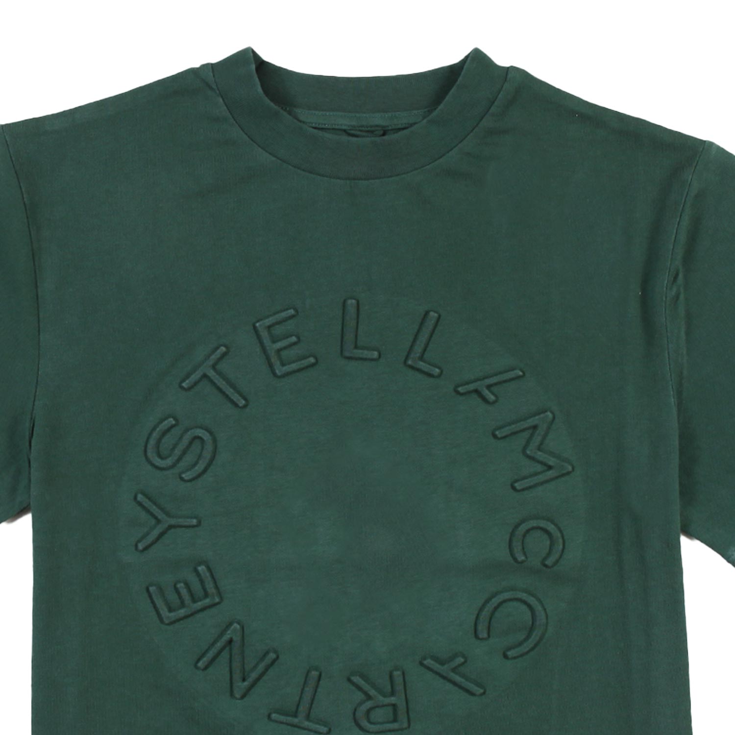 T-shirt unisex Stella McCartney verde con logo - annameglio.com abbigliamento moda