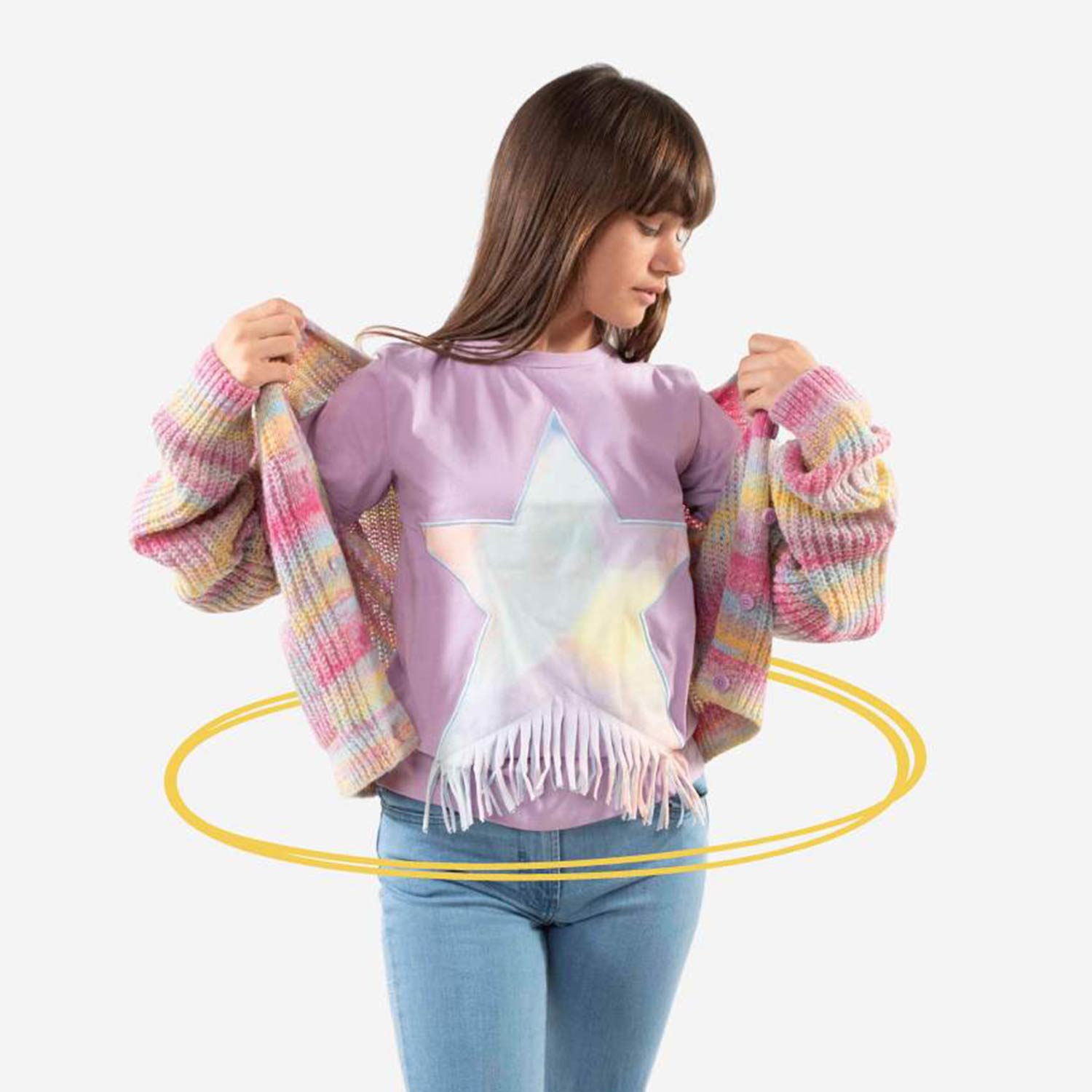 Cardigan multicolor Stella bambina e ragazza - annameglio.com abbigliamento moda