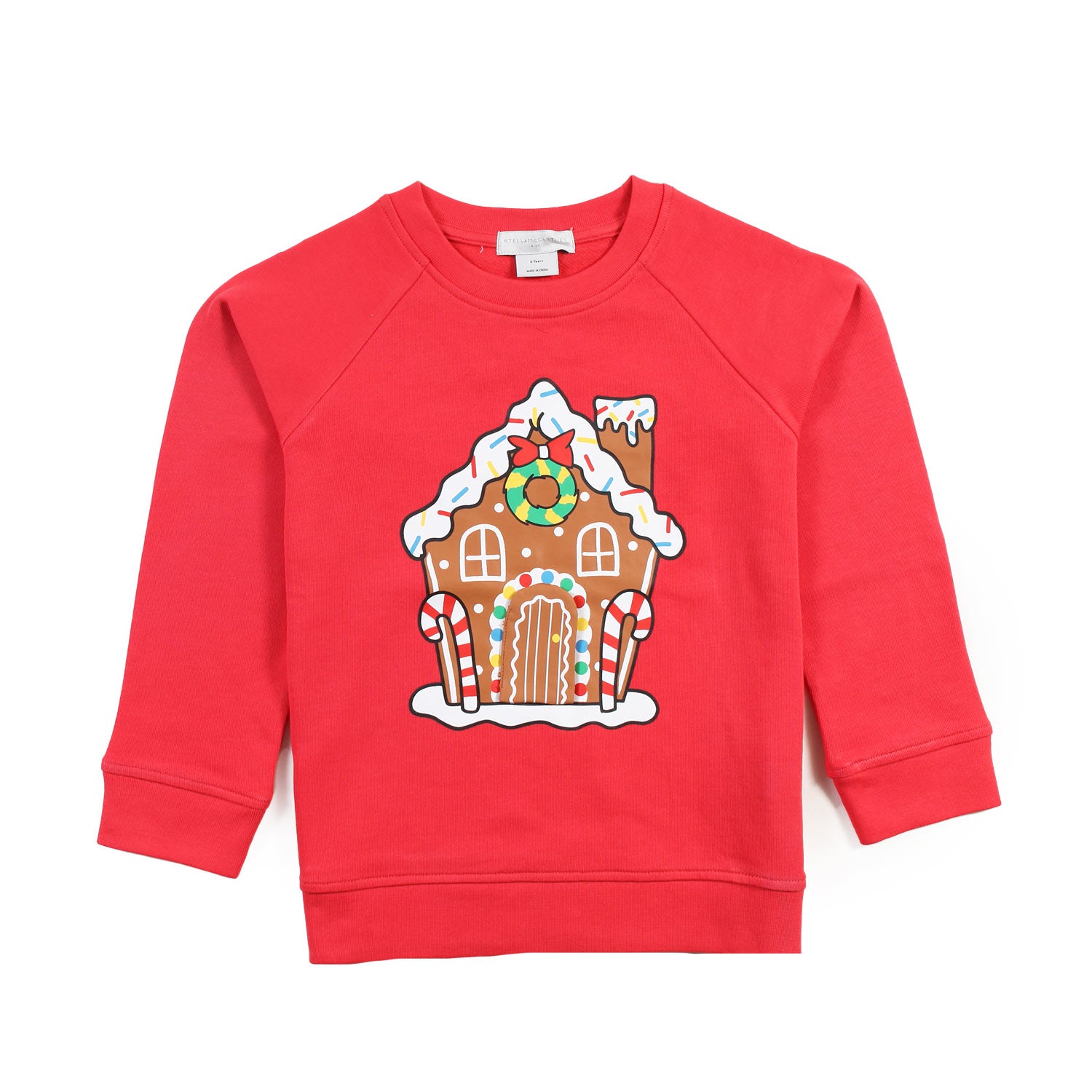 Felpa natalizia Stella rossa e multicolor - annameglio.com abbigliamento moda