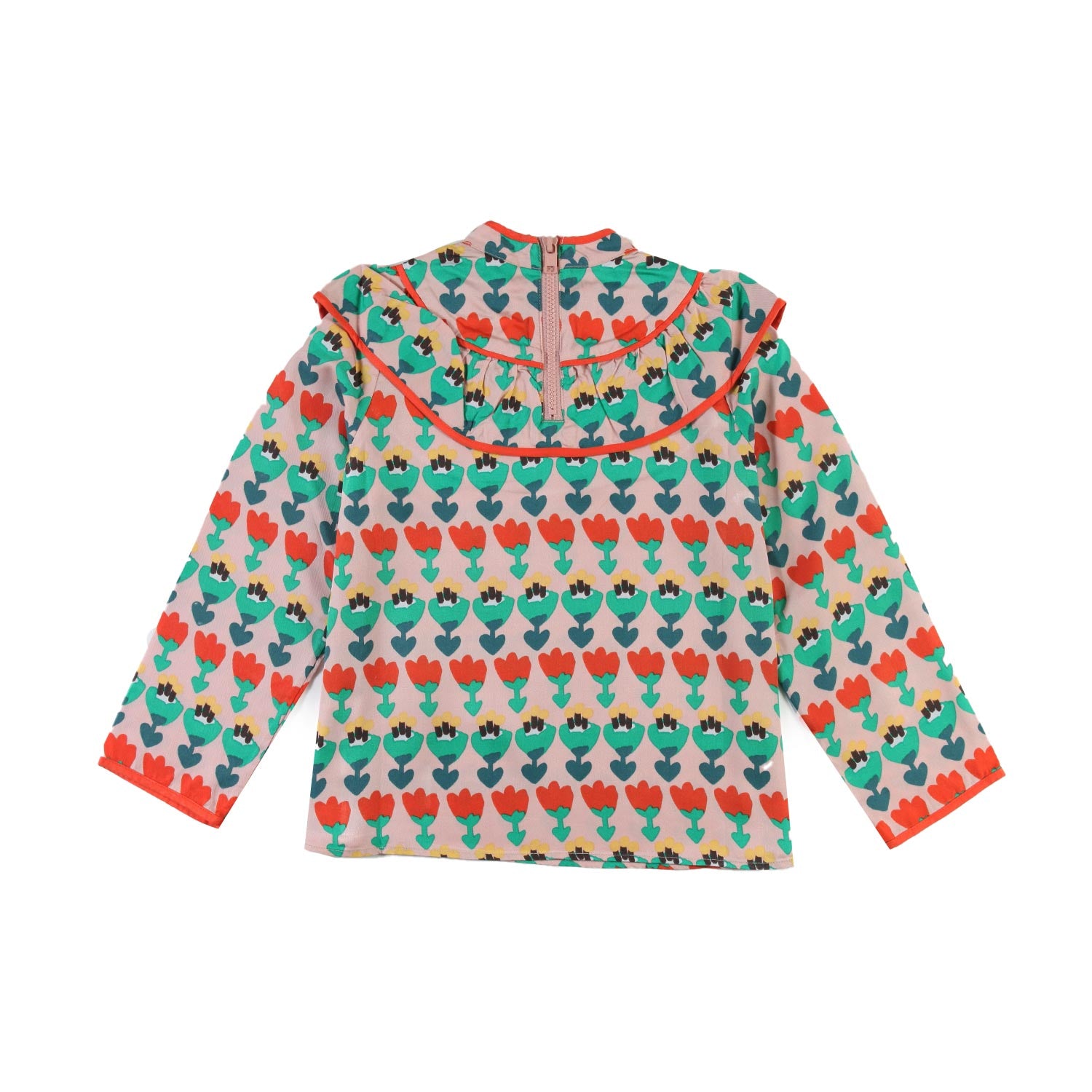 Blusa Stella rosa con fiori multicolor Bambina - annameglio.com abbigliamento moda