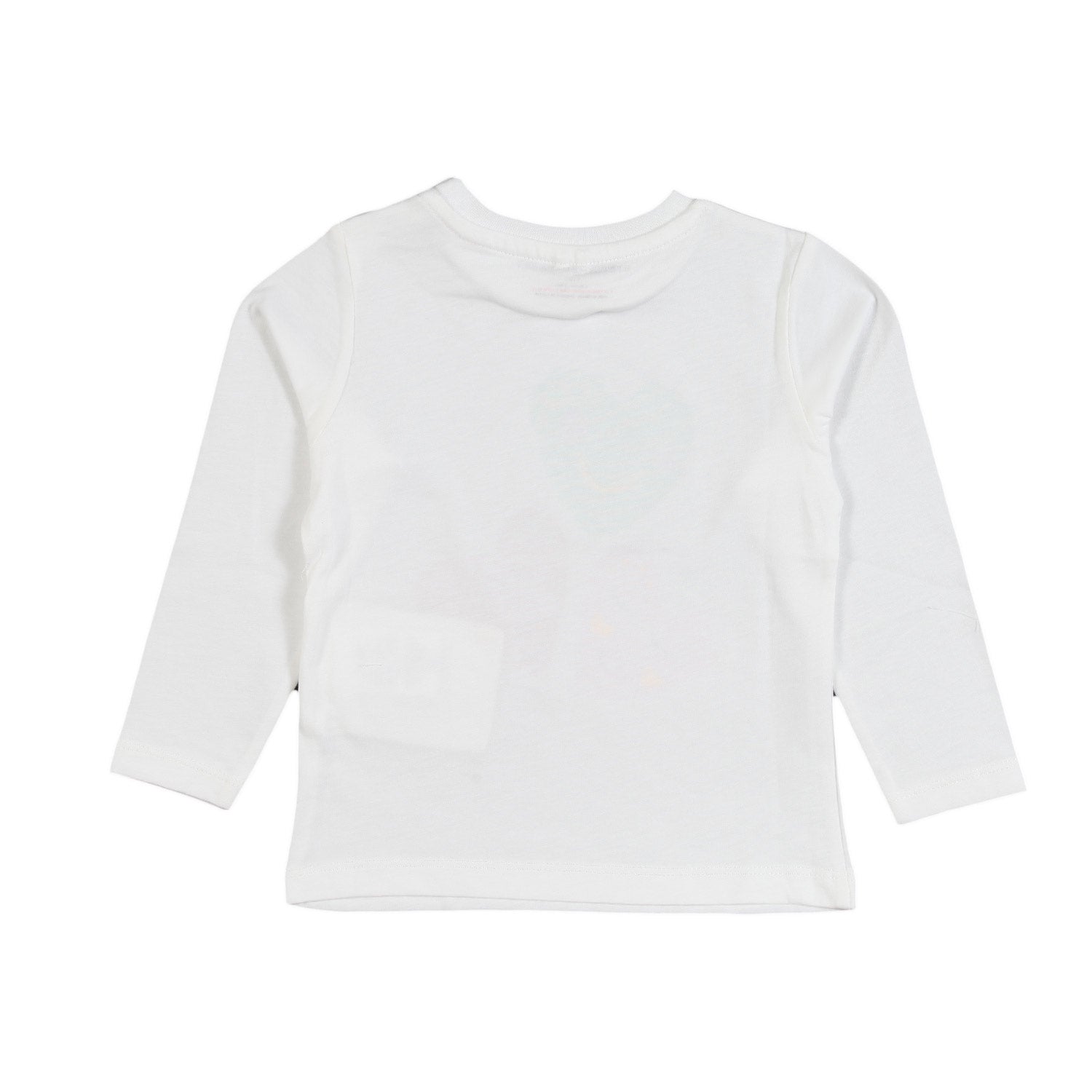 T-shirt lunga bianca con cuori multicolor bimba - annameglio.com abbigliamento moda