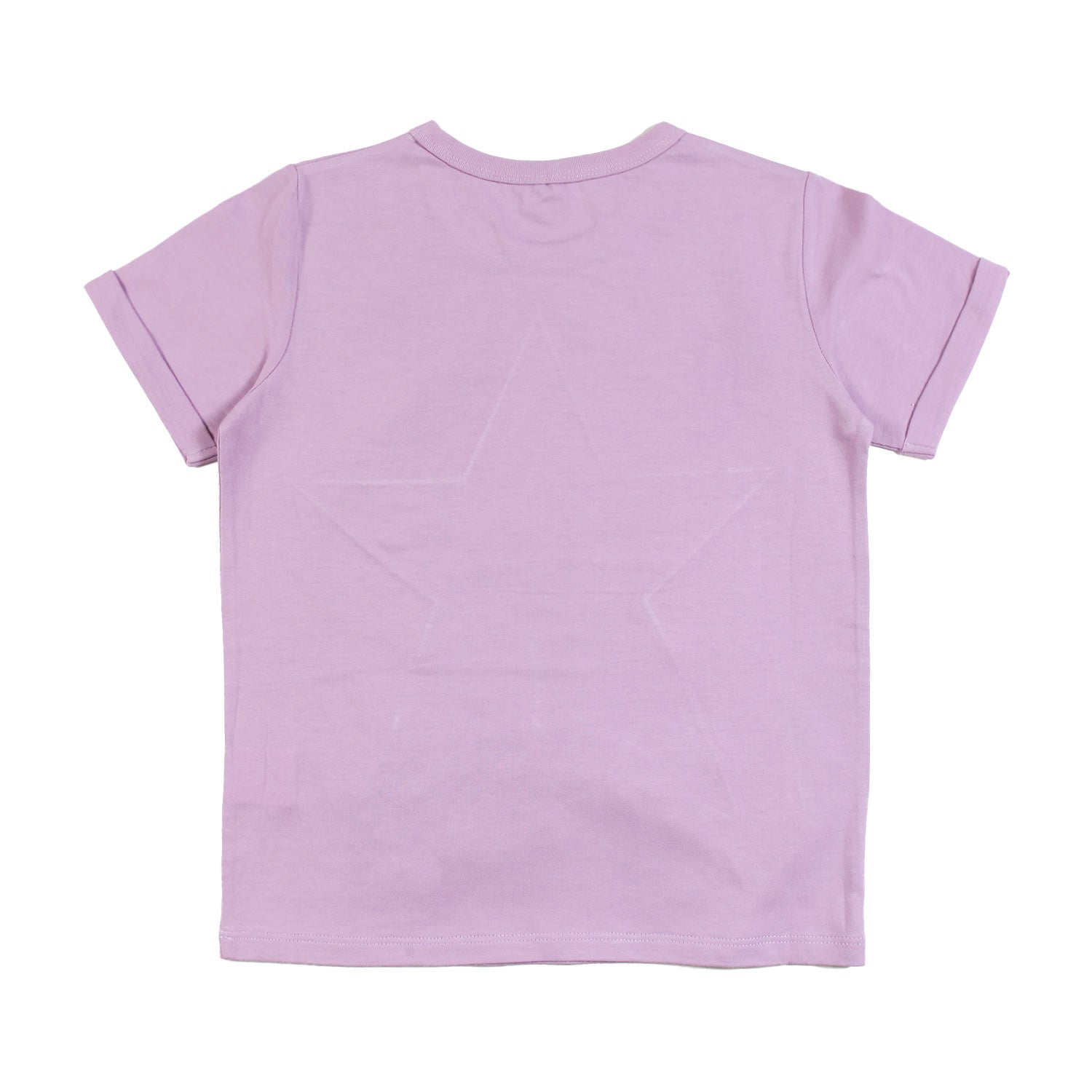 T-shirt rosa glicine con stella e frange - annameglio.com abbigliamento moda
