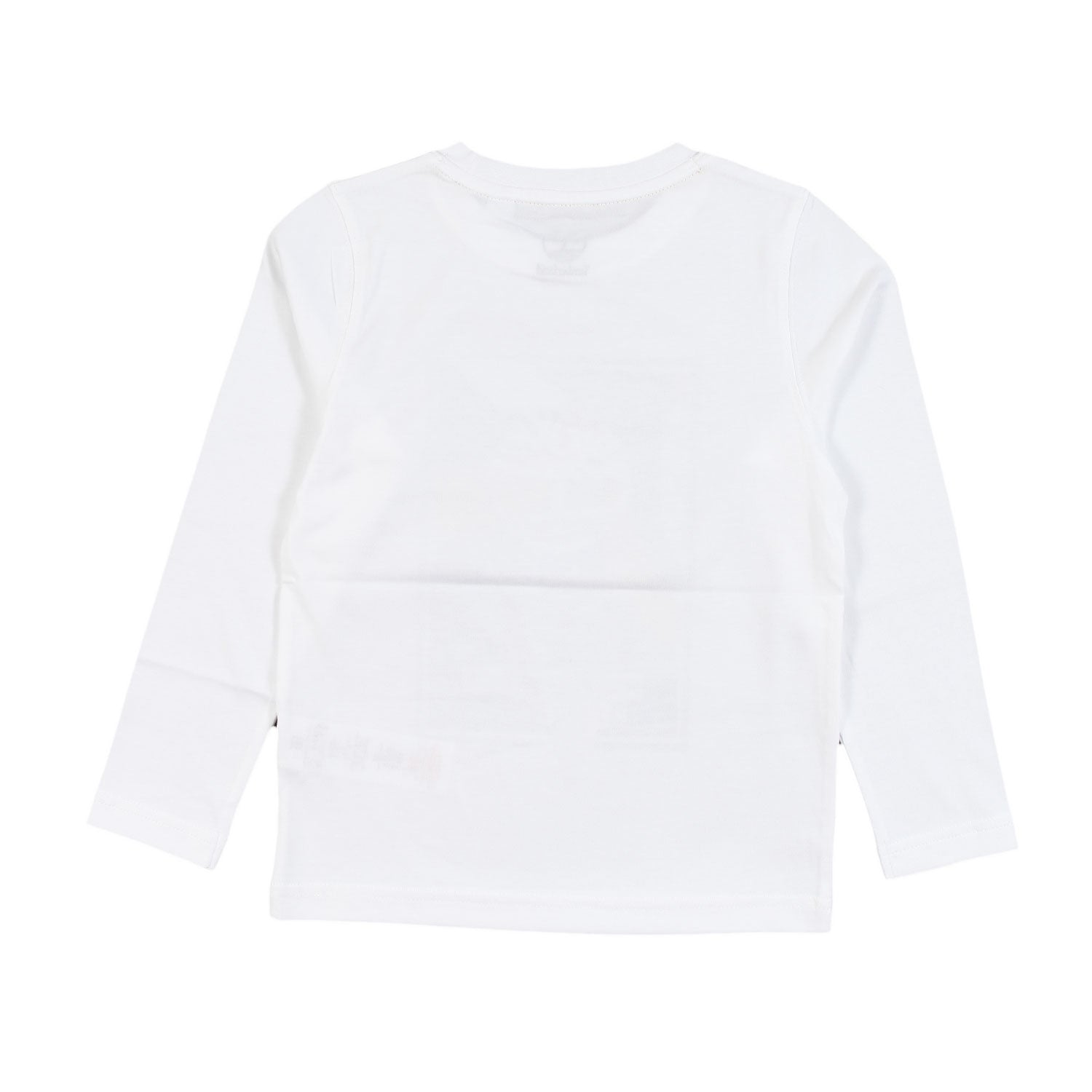 T-shirt lunga bianca con stampa logo multicolor - annameglio.com abbigliamento moda